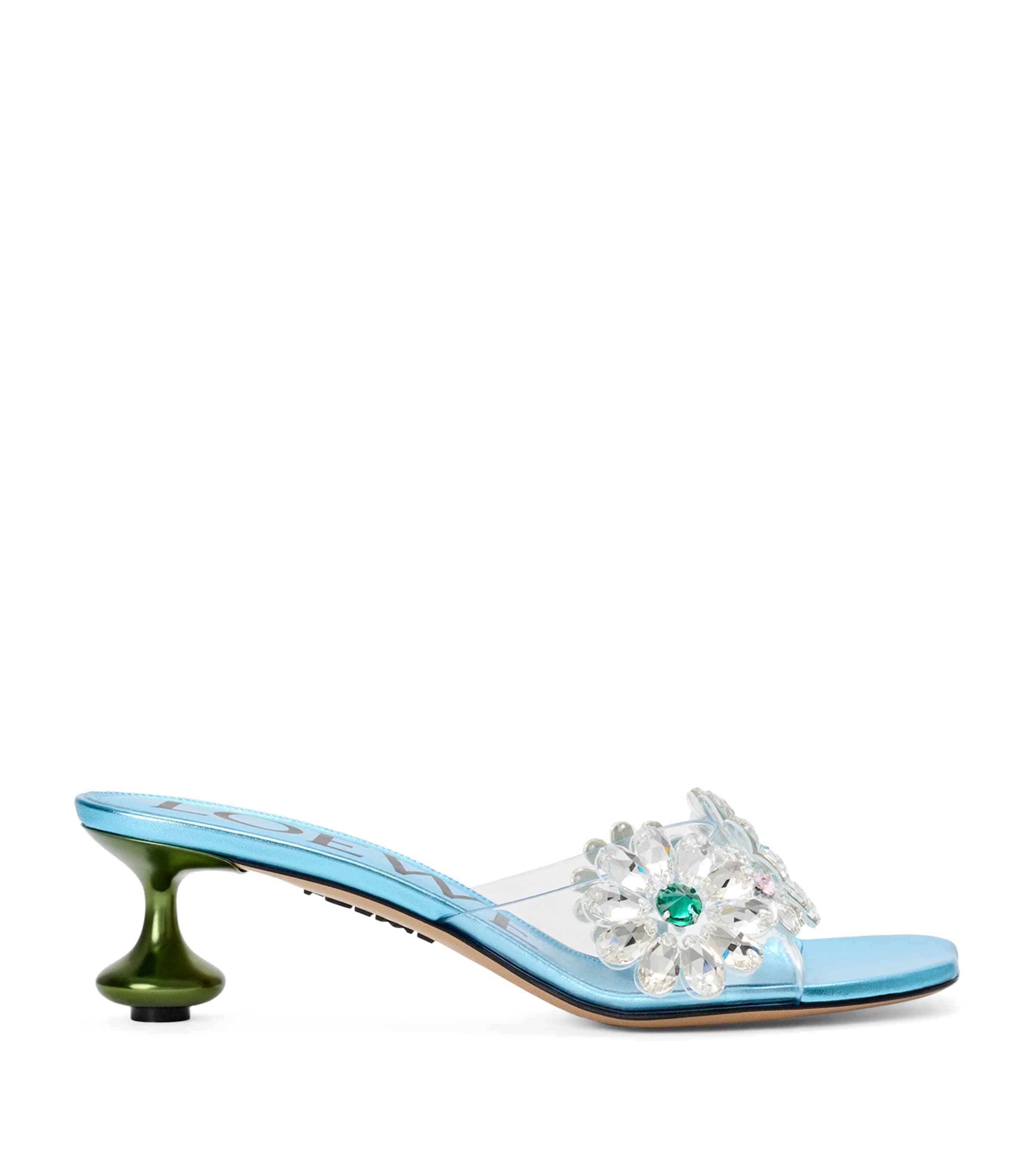LOEWE x Paula's Ibiza Floral Toy Sandals 45 Turquoise/green Image 1