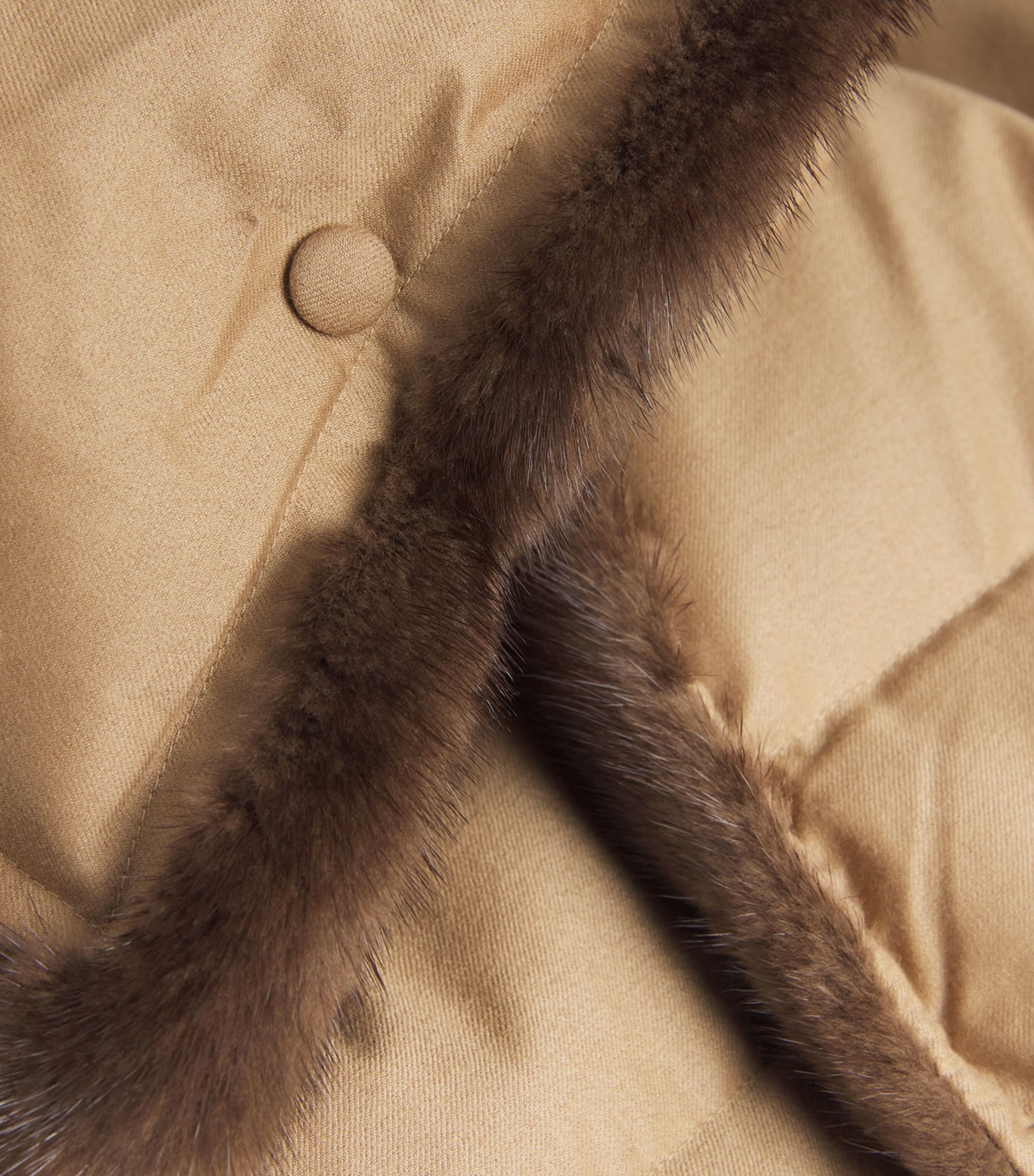 Down Virgin Wool-Mink Long Coat A2026 Image 5