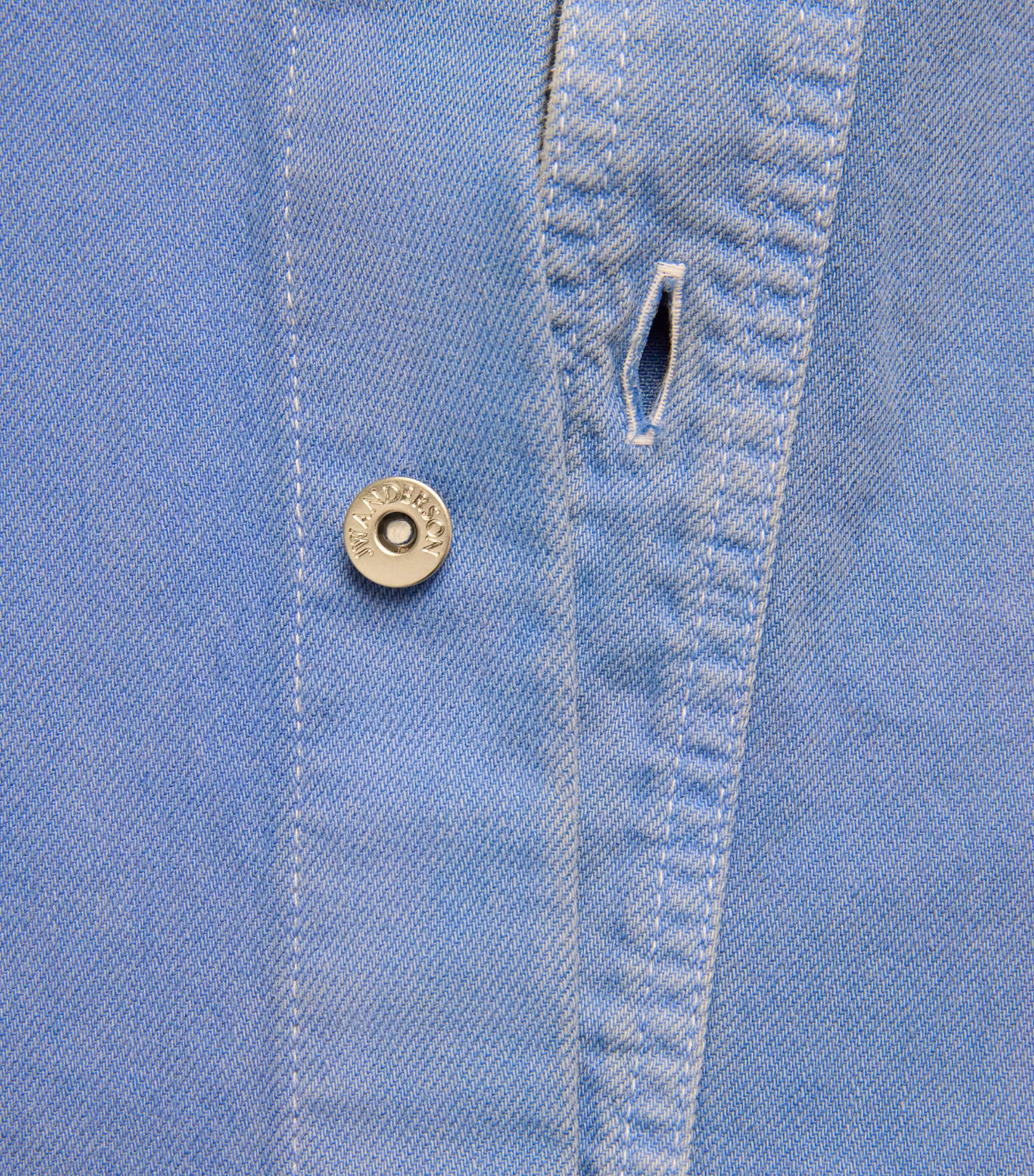 JW Anderson Mens Oversized Denim Shirt French Blue Image 6
