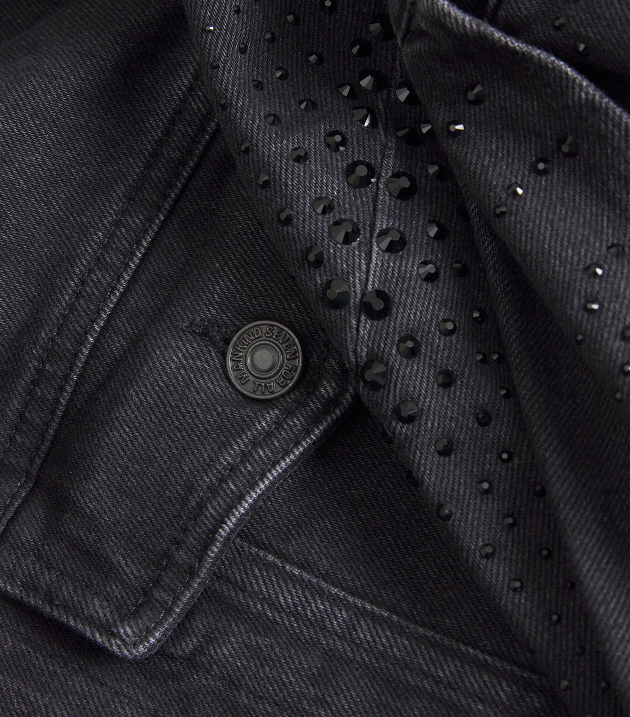 Embellished Twisted Denim Jacket THUNDER STORM Image 5