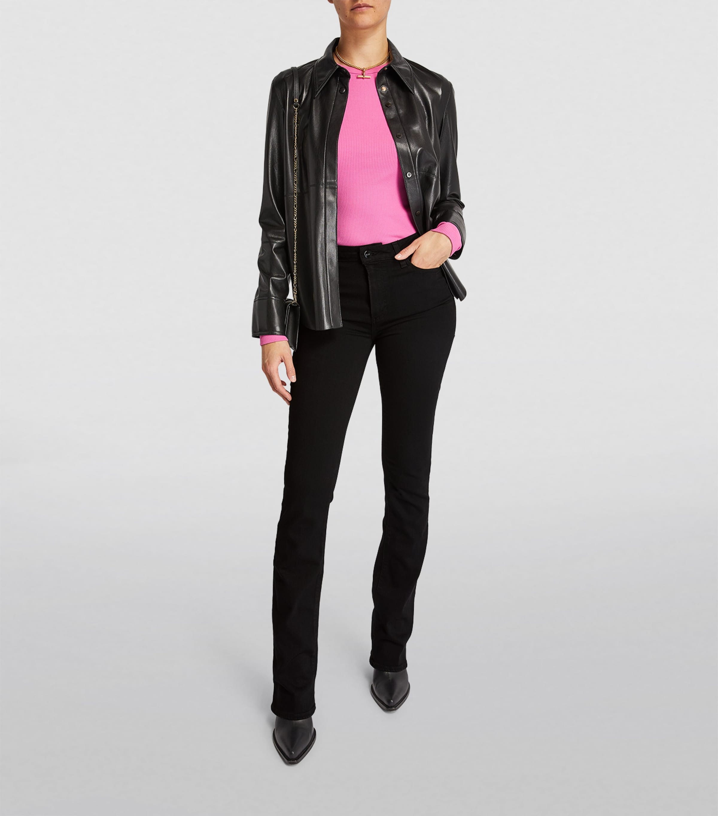 Manhattan High-Rise Bootcut Jeans BLACK SHADOW Image 2