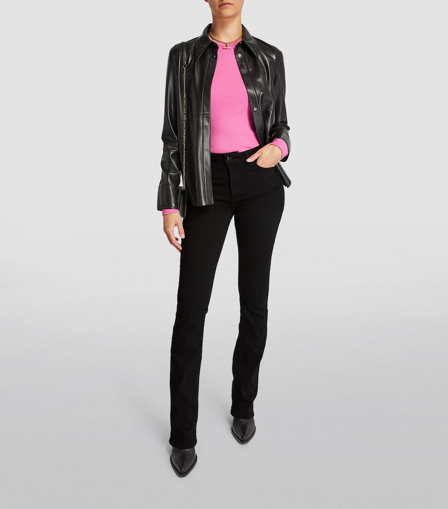 Manhattan High-Rise Bootcut Jeans BLACK SHADOW Image 2