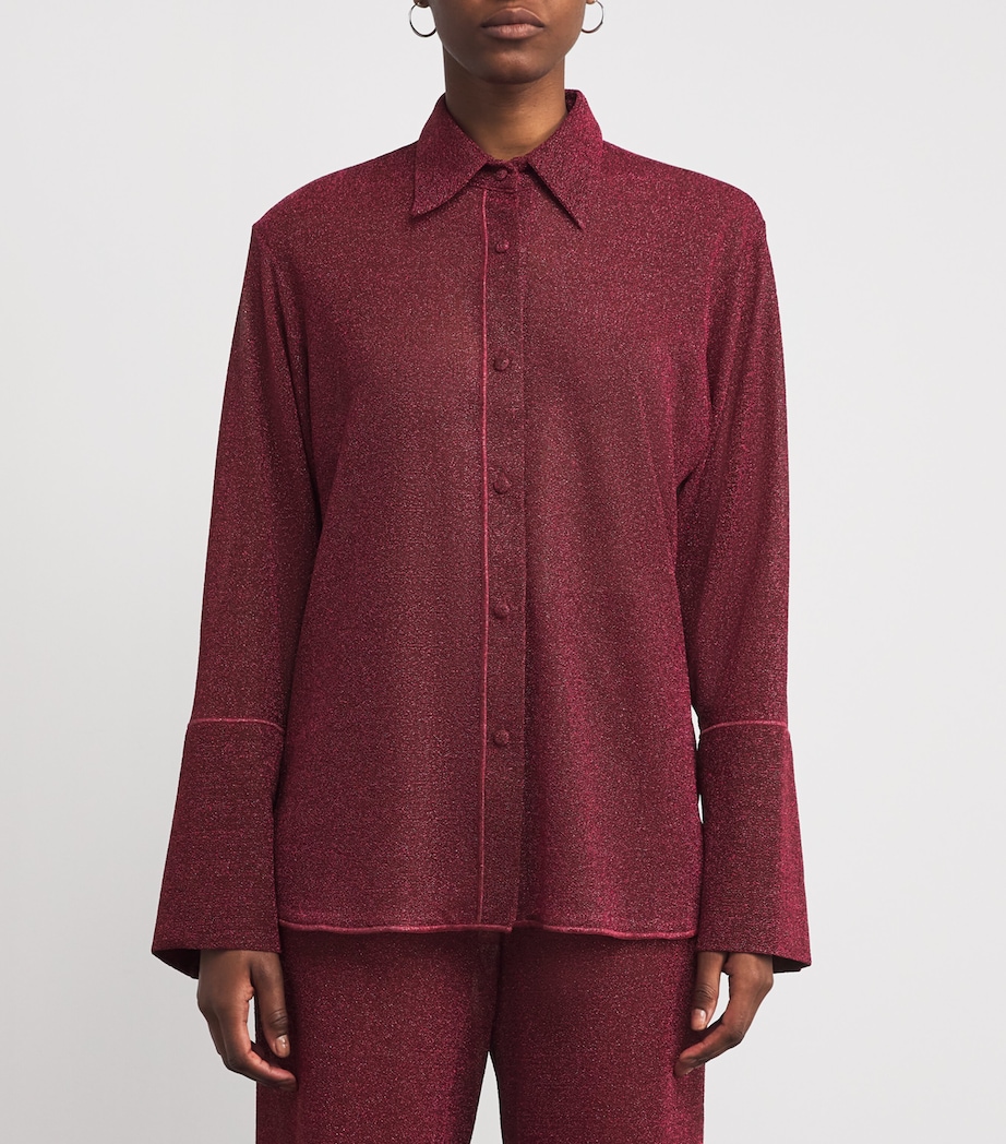 Glazed Lumière Shirt BURGUNDY Image 3