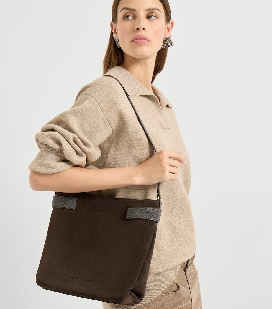 Suede Essence Shoulder Bag C7284 Image 2