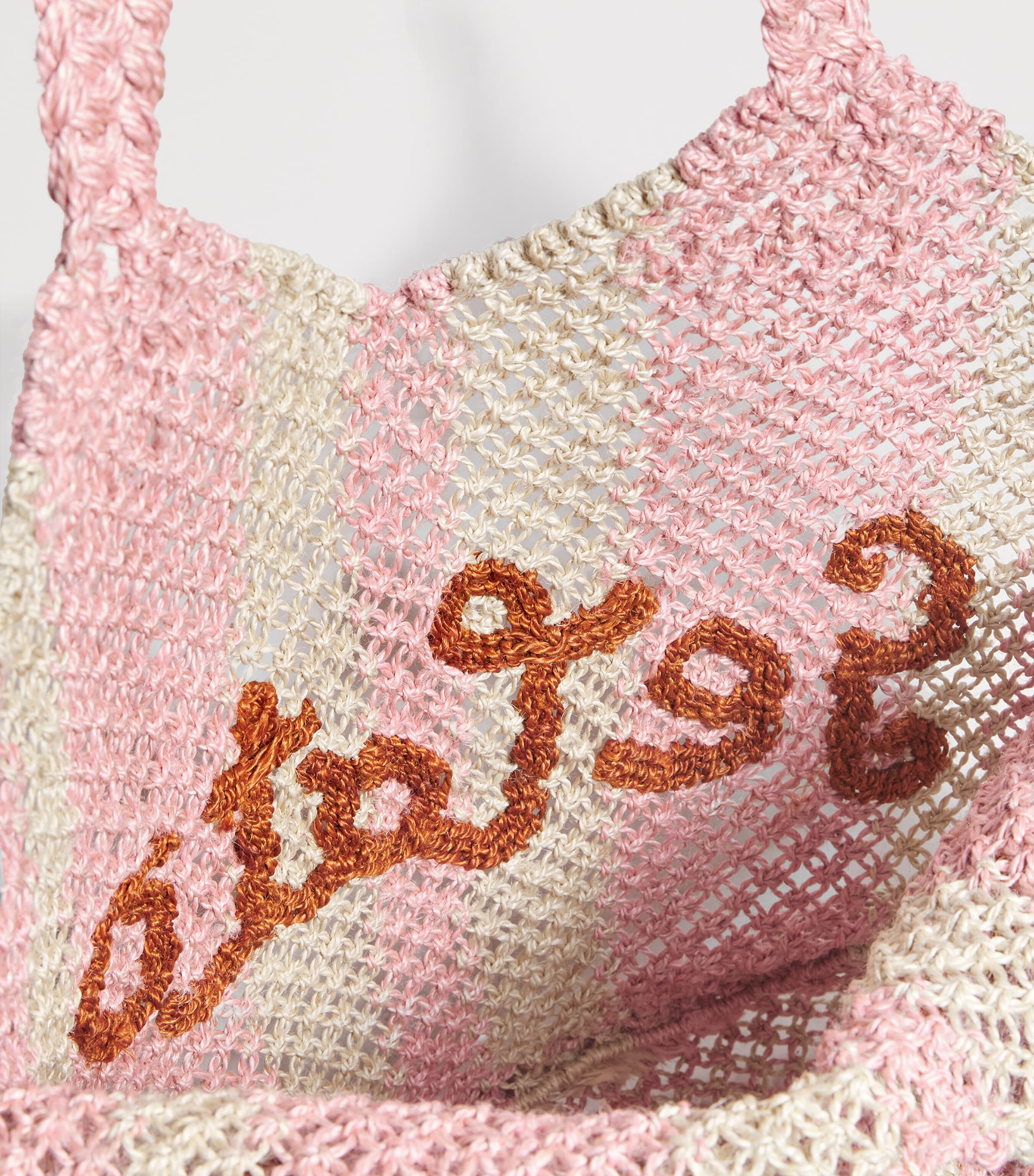 Jute Gelato Tote Bag NATURAL ROSE Image 4