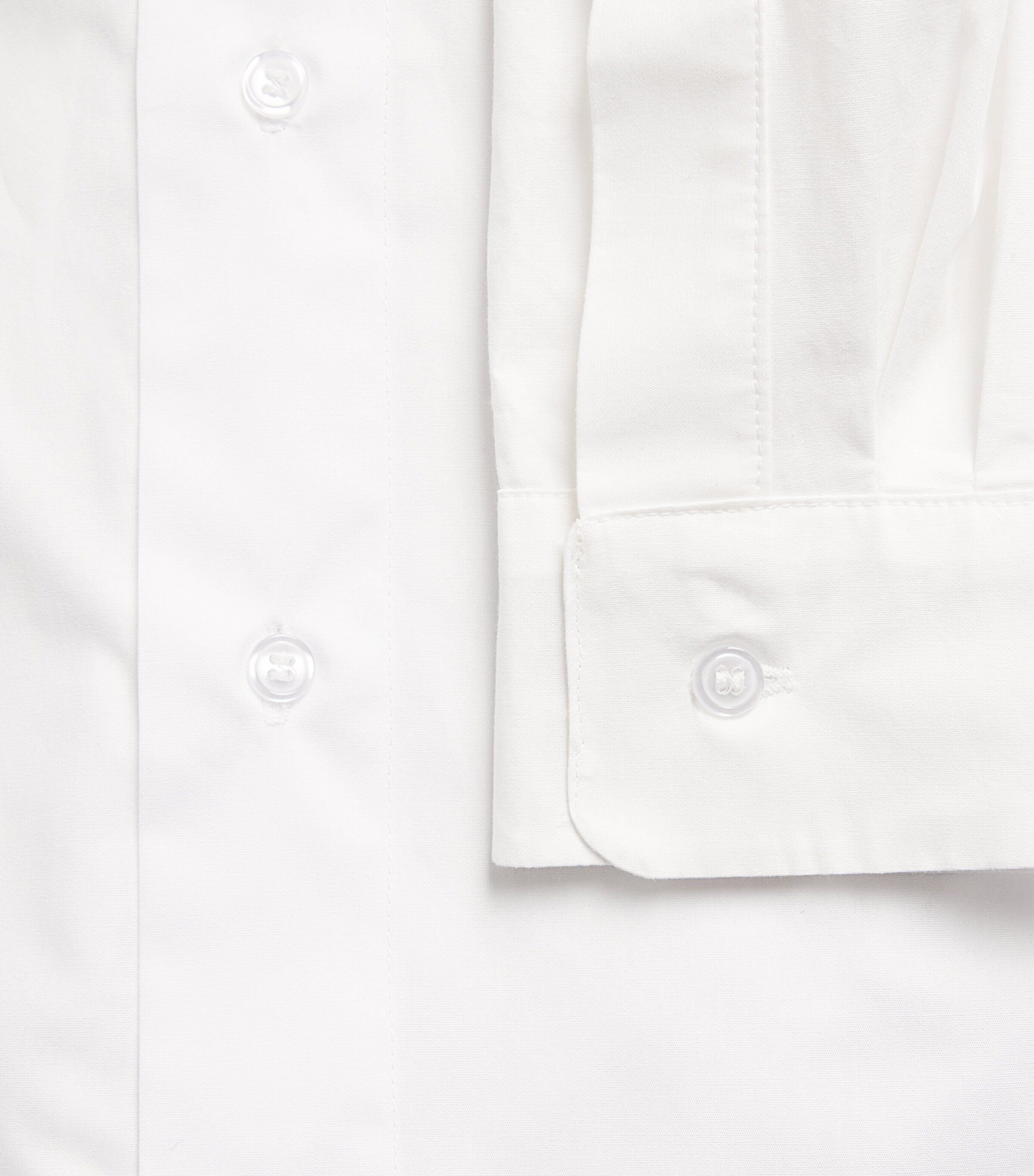 Alan Scott Mens Cotton Jesse Button Shirt White Image 6