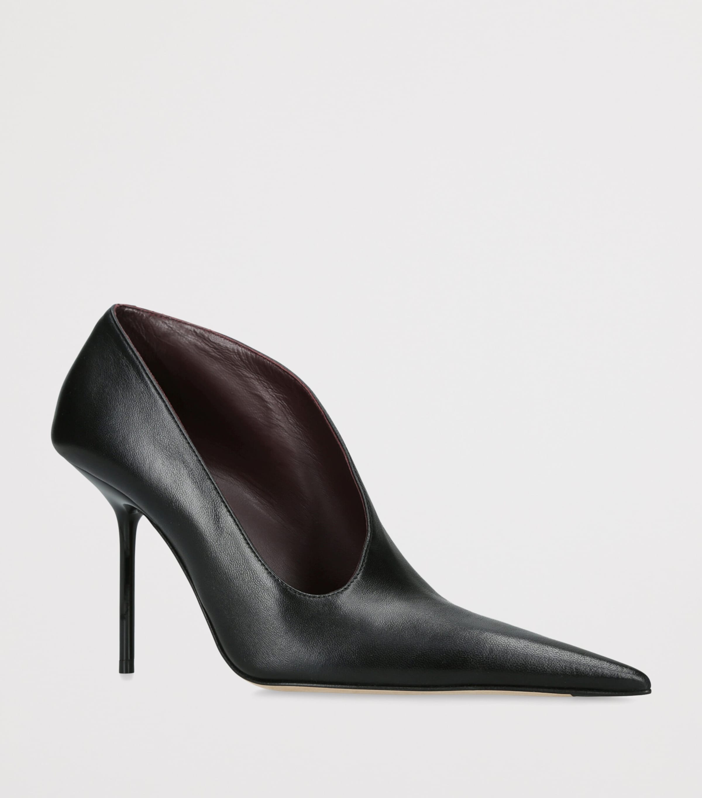 Victoria Beckham Leather Sloane Pumps 100 Black Image 2