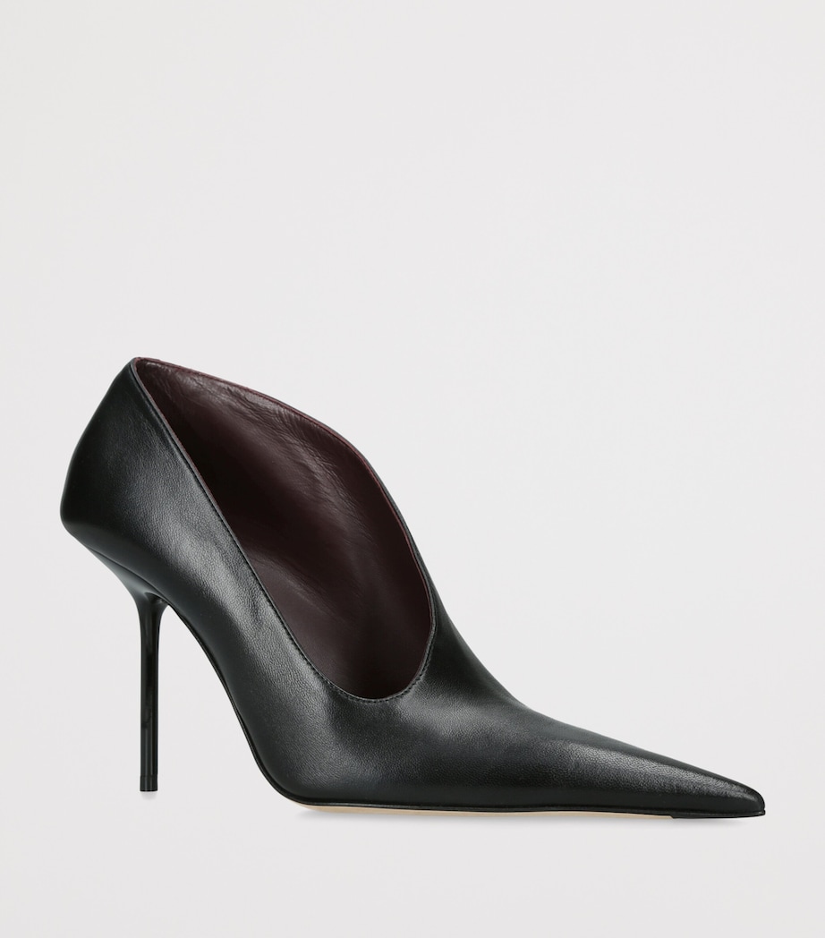 Victoria Beckham Leather Sloane Pumps 100 Black Image 2