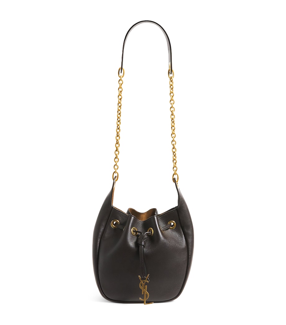 Saint Laurent Leather Cassandre Bucket Bag Image 1