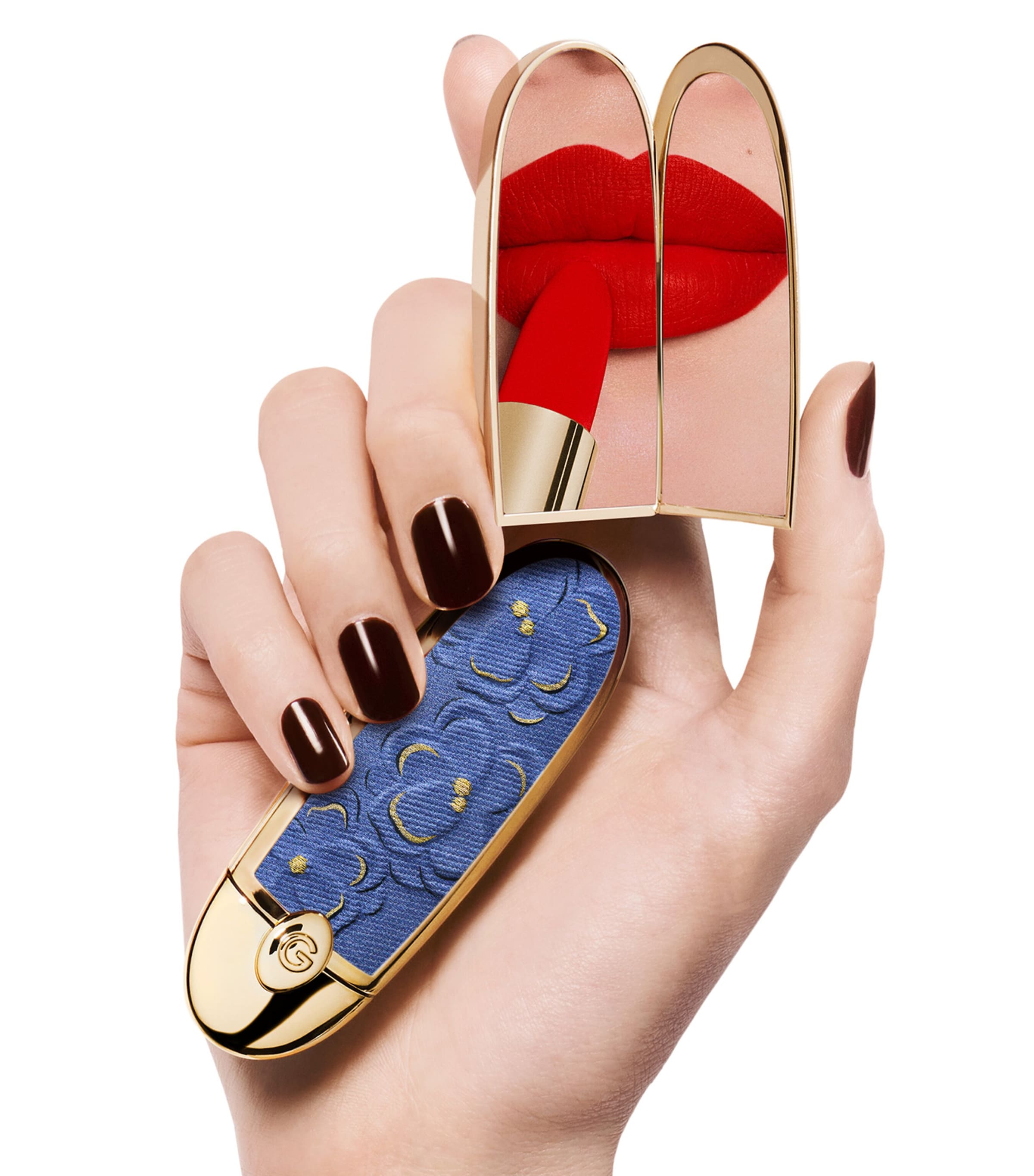 x Nona Source Rouge G Lipstick Case DENIM FLORA Image 3