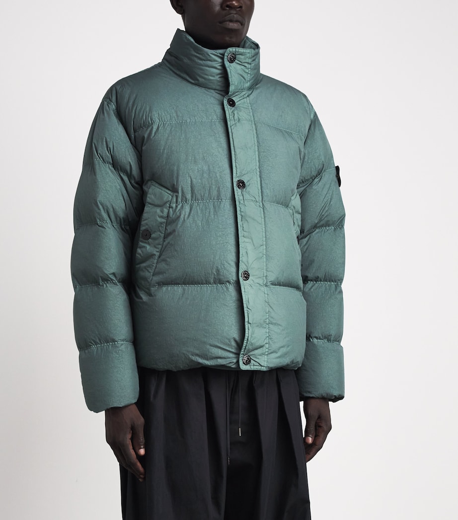 Stone Island Mens Garment-Dyed Down Jacket Image 4