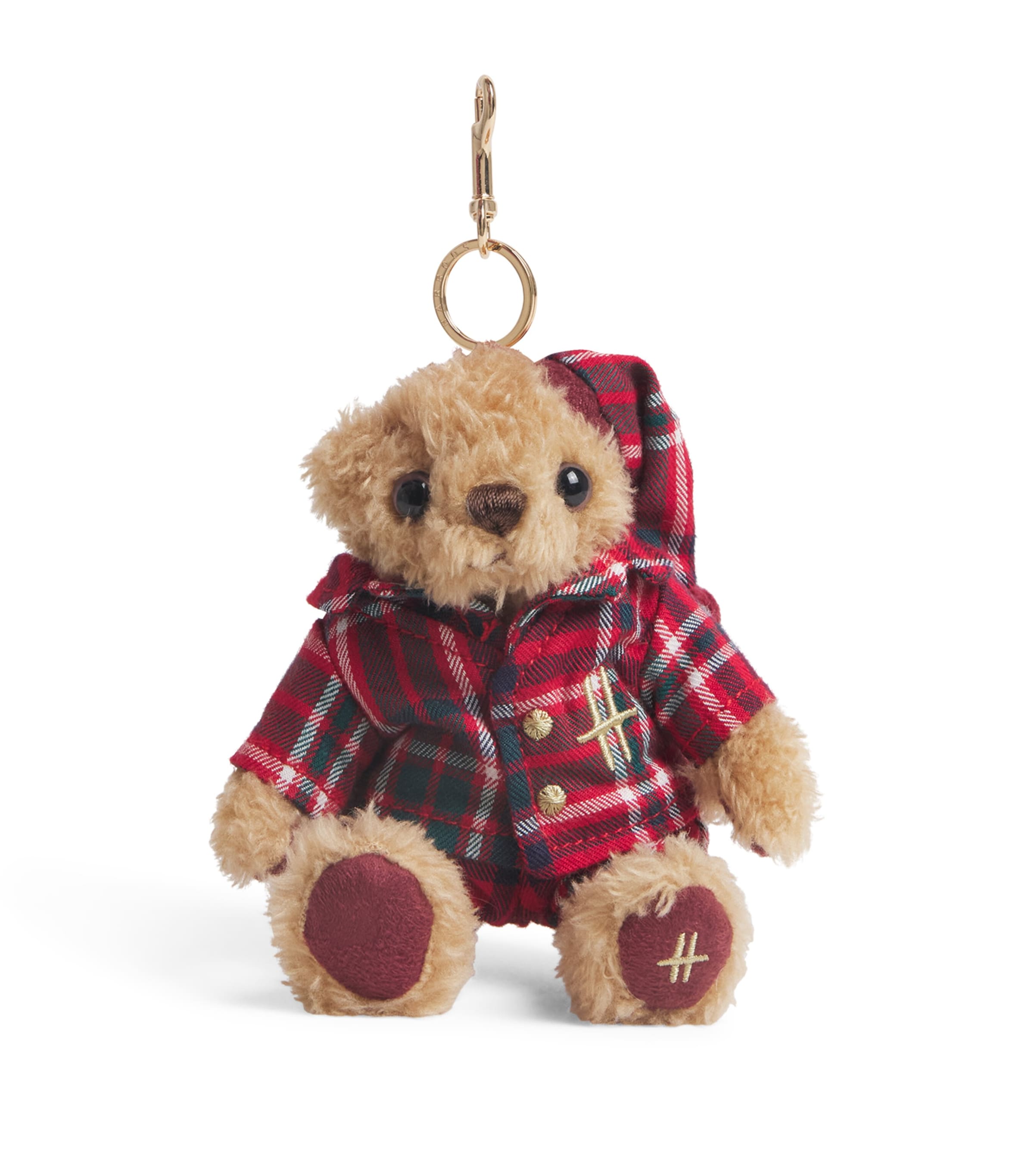 ぬいぐるみ Harrods Pyjama Henry Bear Keyring Harrods Tartan Pyjama Henry Bear Keyring | Harrods UK