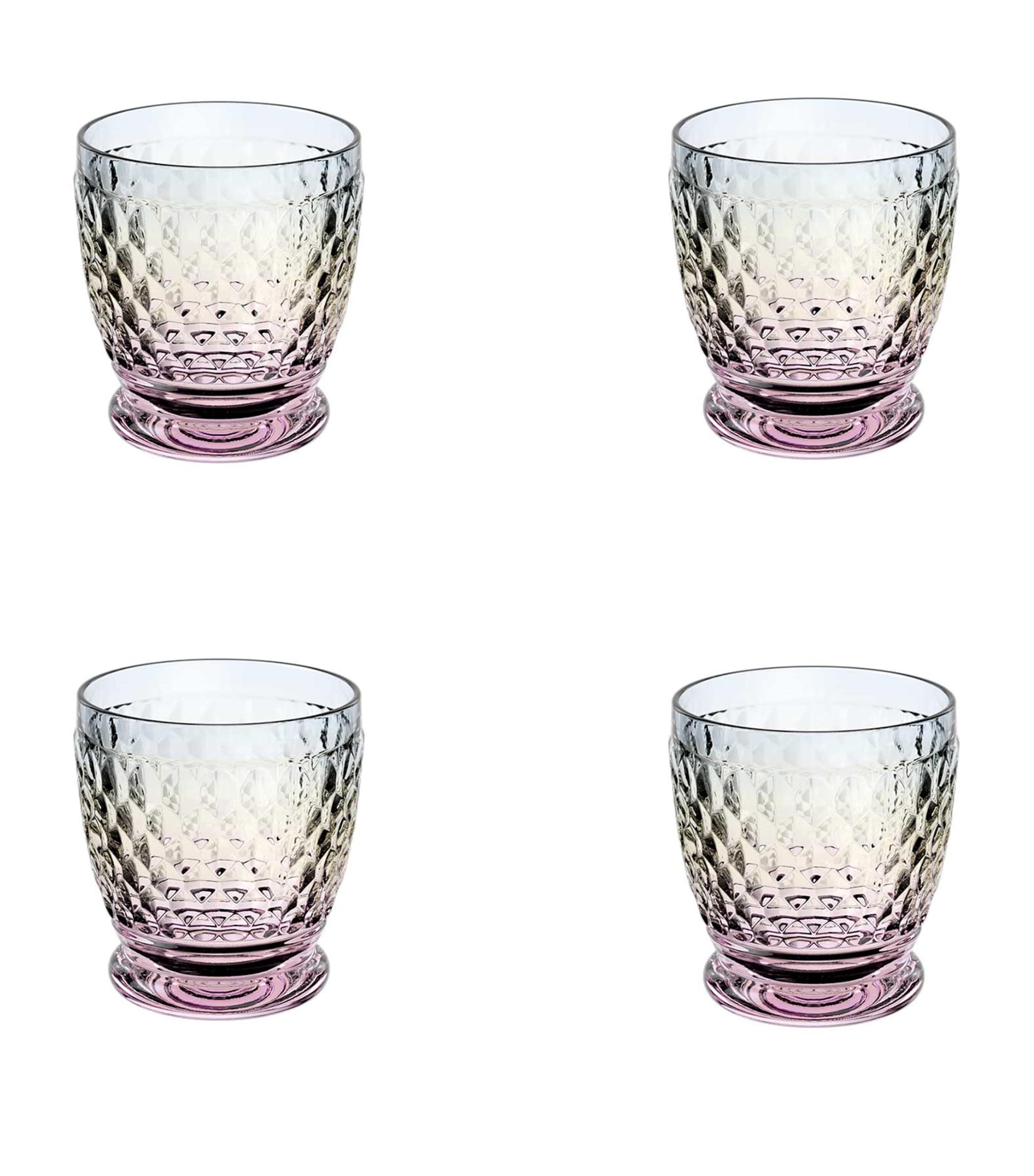 Villeroy & Boch Set Of 4 Boston Pearl Tumblers In Multi