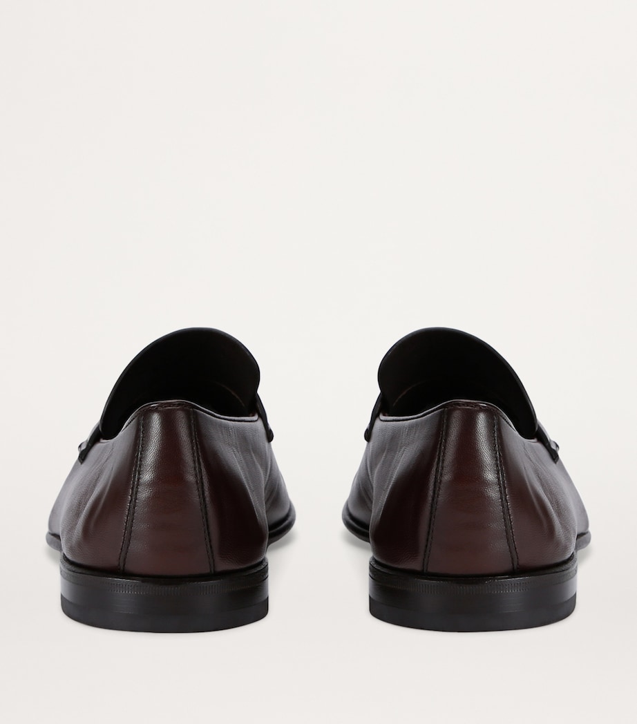 Leather L'Asola Loafers BLACK Image 2