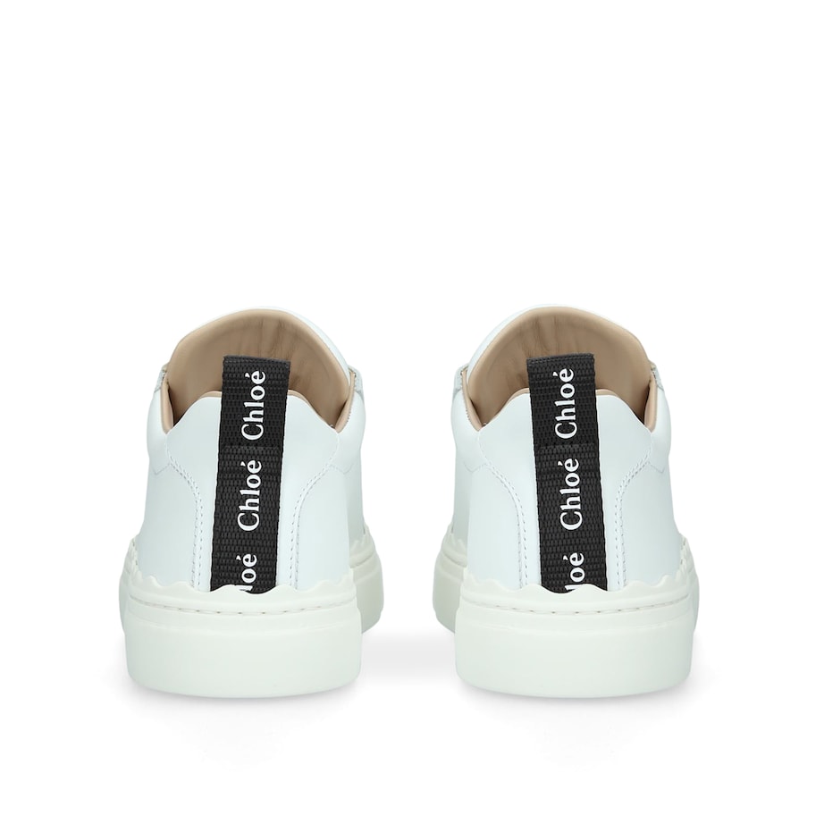 Leather Lauren Sneakers WHITE Image 5