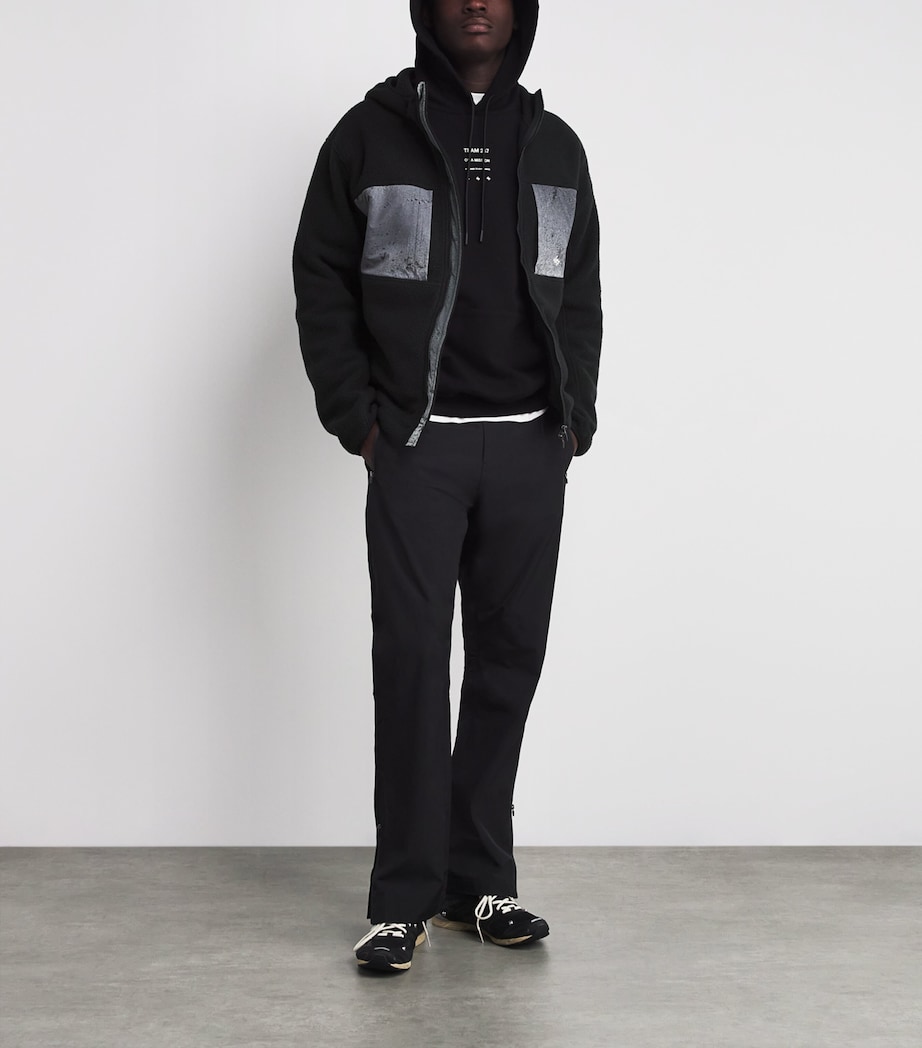 Ripstop Borg Fleece Jacket BLACK Image 2