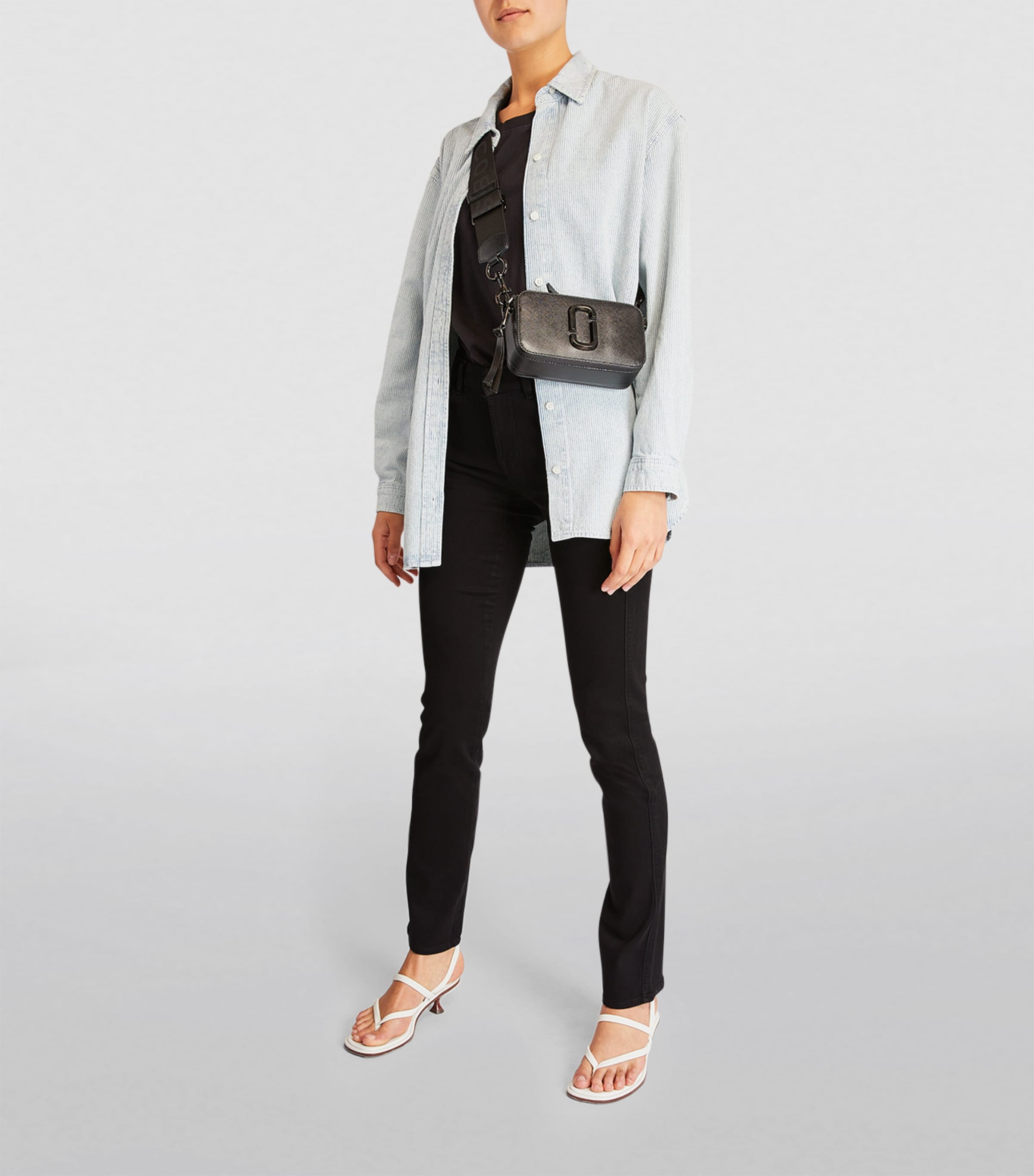 B(Air) denim straight-fit Jean BAIR BLACK Image 2