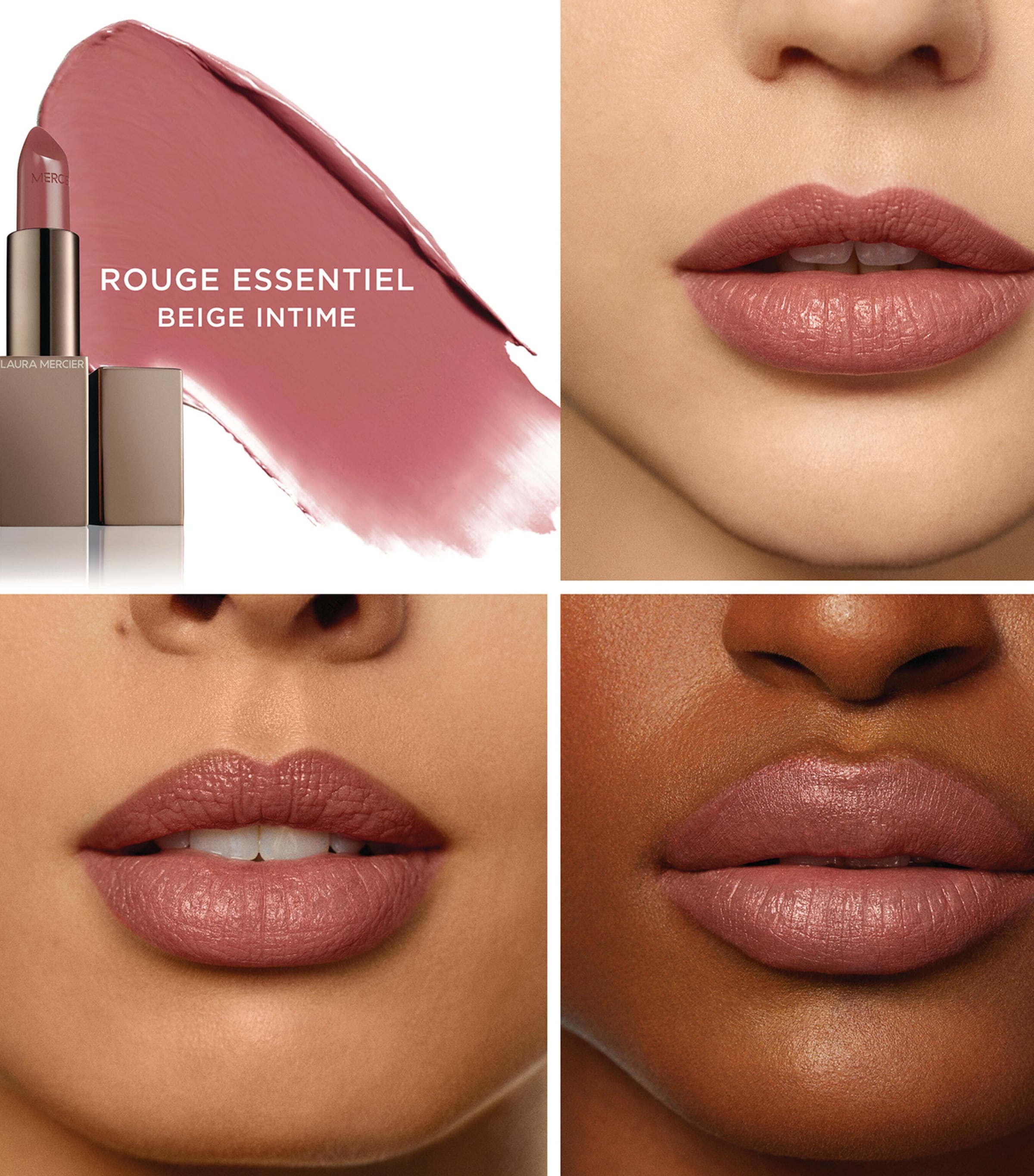 Rouge Essentiel Silky Crème Lipstick BEIGE INTIME Image 3