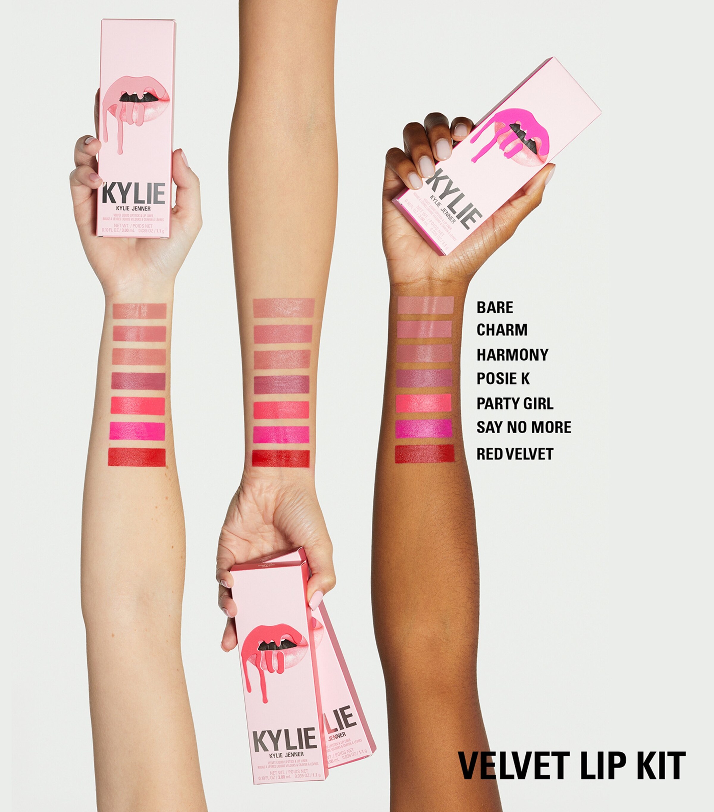 Kylie Cosmetics Velvet Lip Kit Say No More Image 4