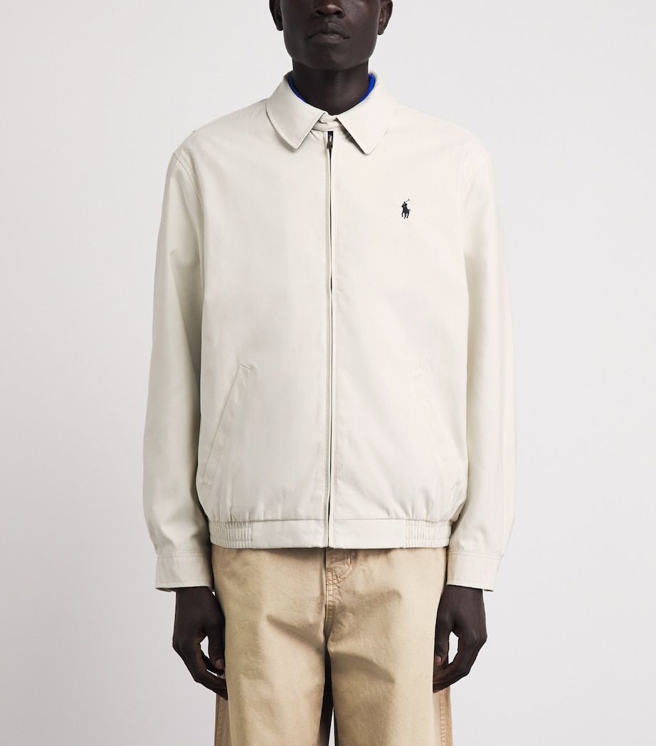 Polo Ralph Lauren Mens Lined Polo Pony Jacket New Stone Image 4