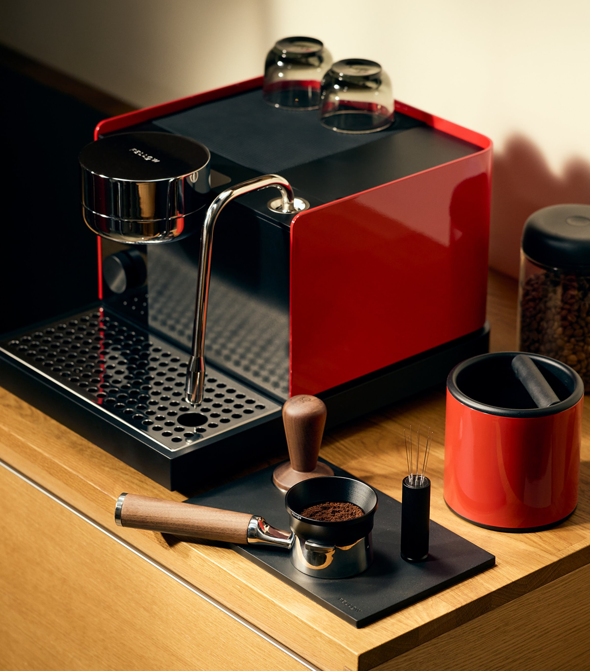 FELLOW Series 1 Espresso Machine Cherry Red Image 6