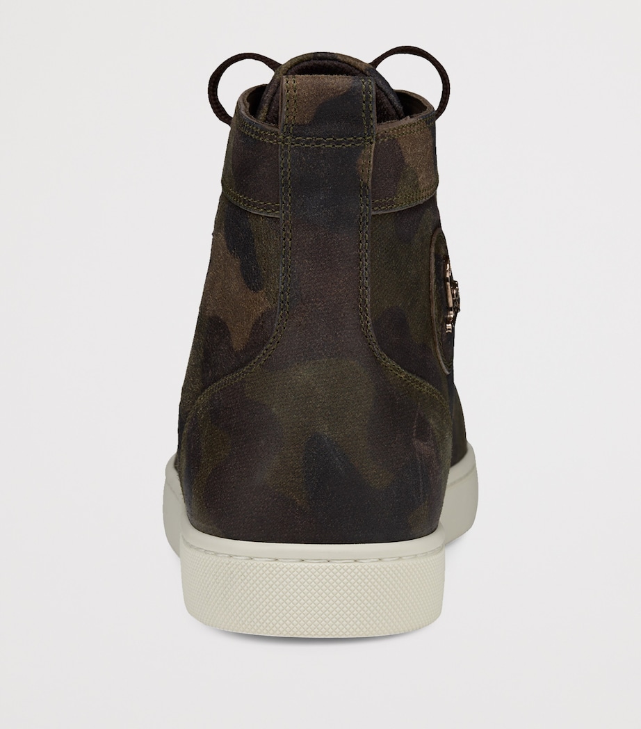 Louis Camouflage High-Top Sneakers E810 Image 5