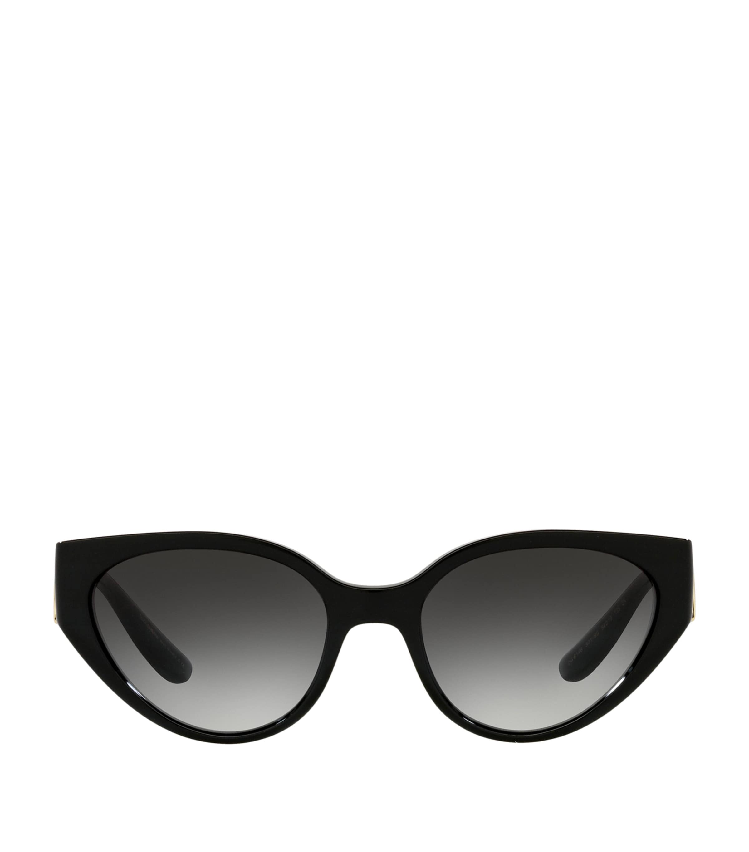 Dolce & Gabbana Dg Crossed Sunglasses In Black