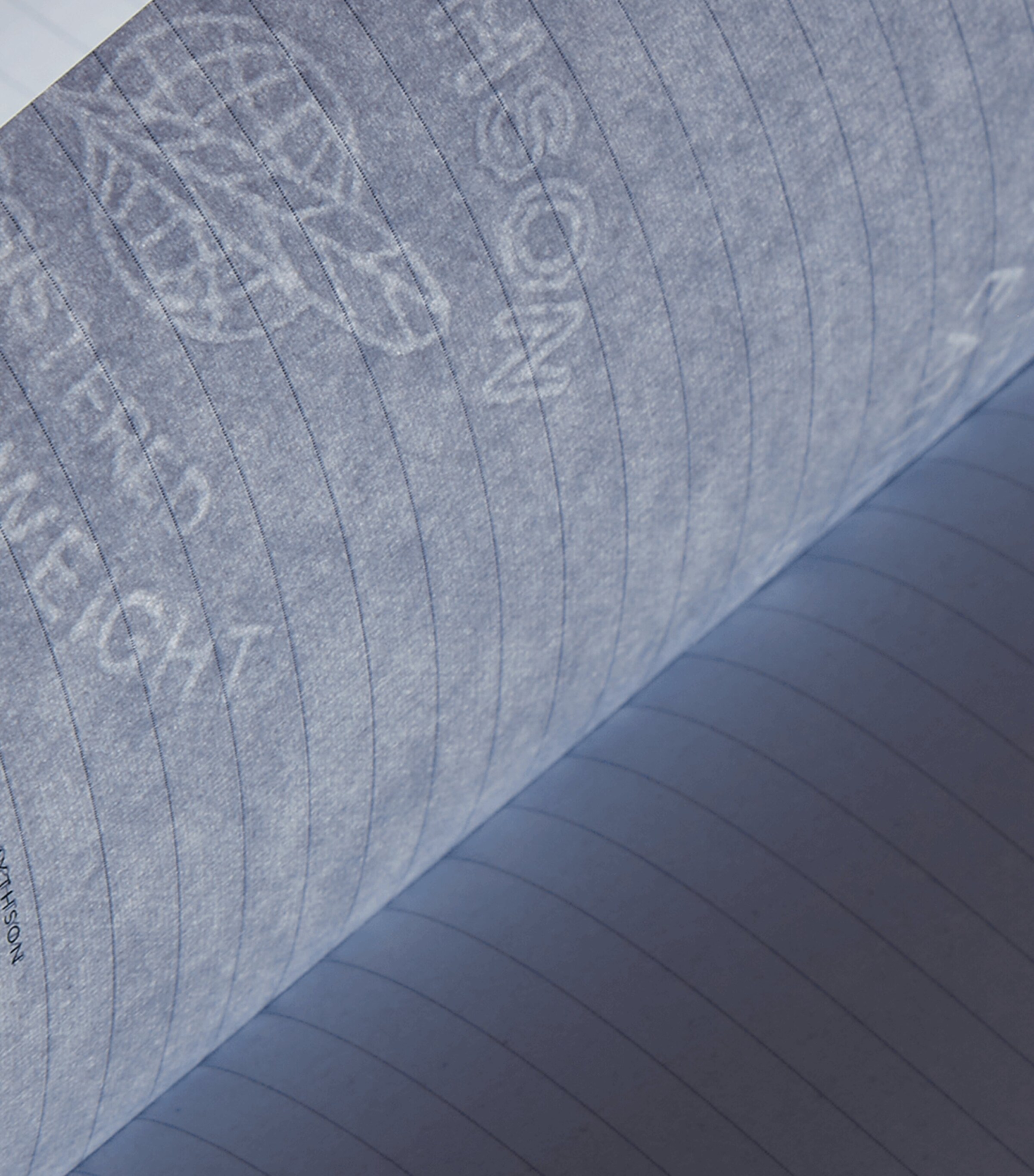 Smythson Mara Leather Panama Notebook Petrol Image 3