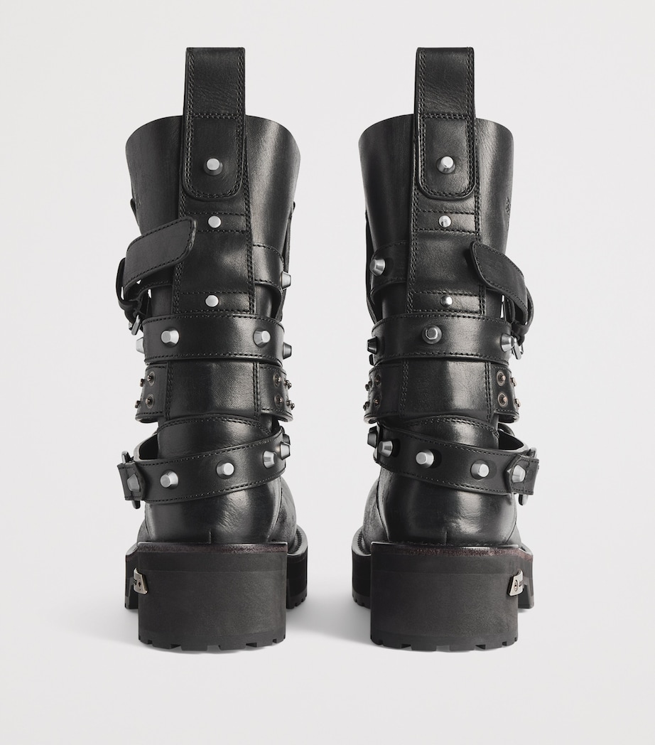 Balenciaga Calfskin Venom Biker Boots 20 Image 4