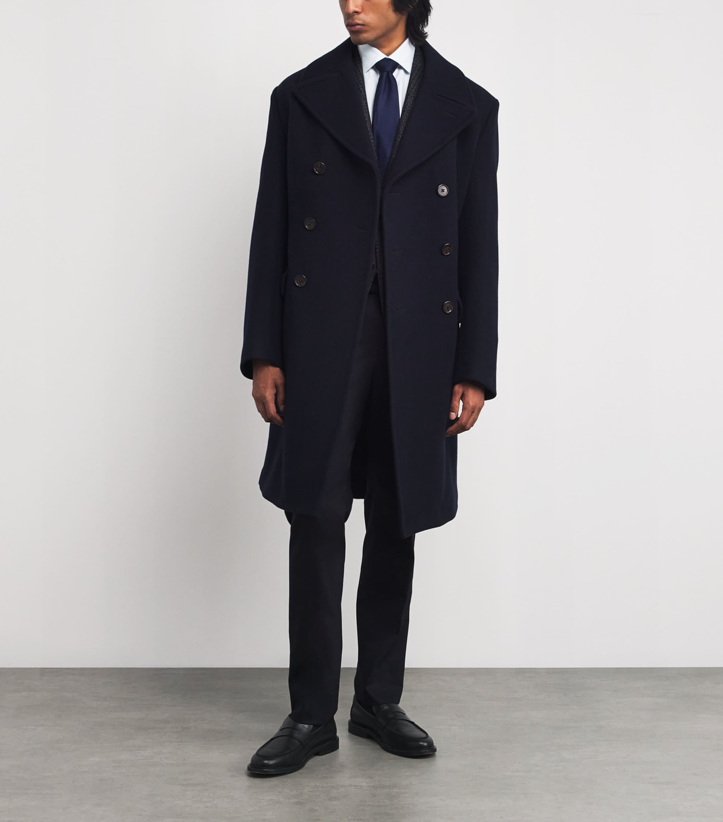 Cotton Stripe Shirt BLUE Image 2