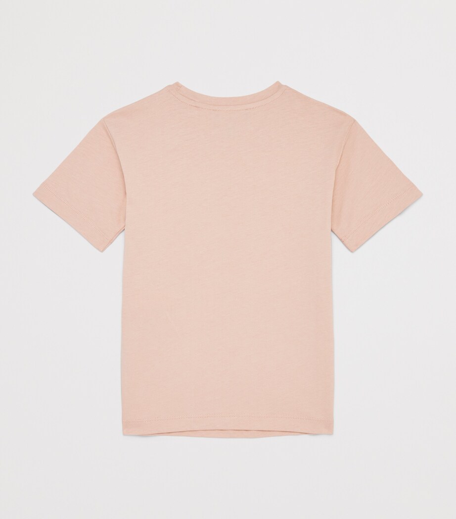 Emporio Armani Kids Logo T-Shirt (4-14 Years) Rose Dust Image 2