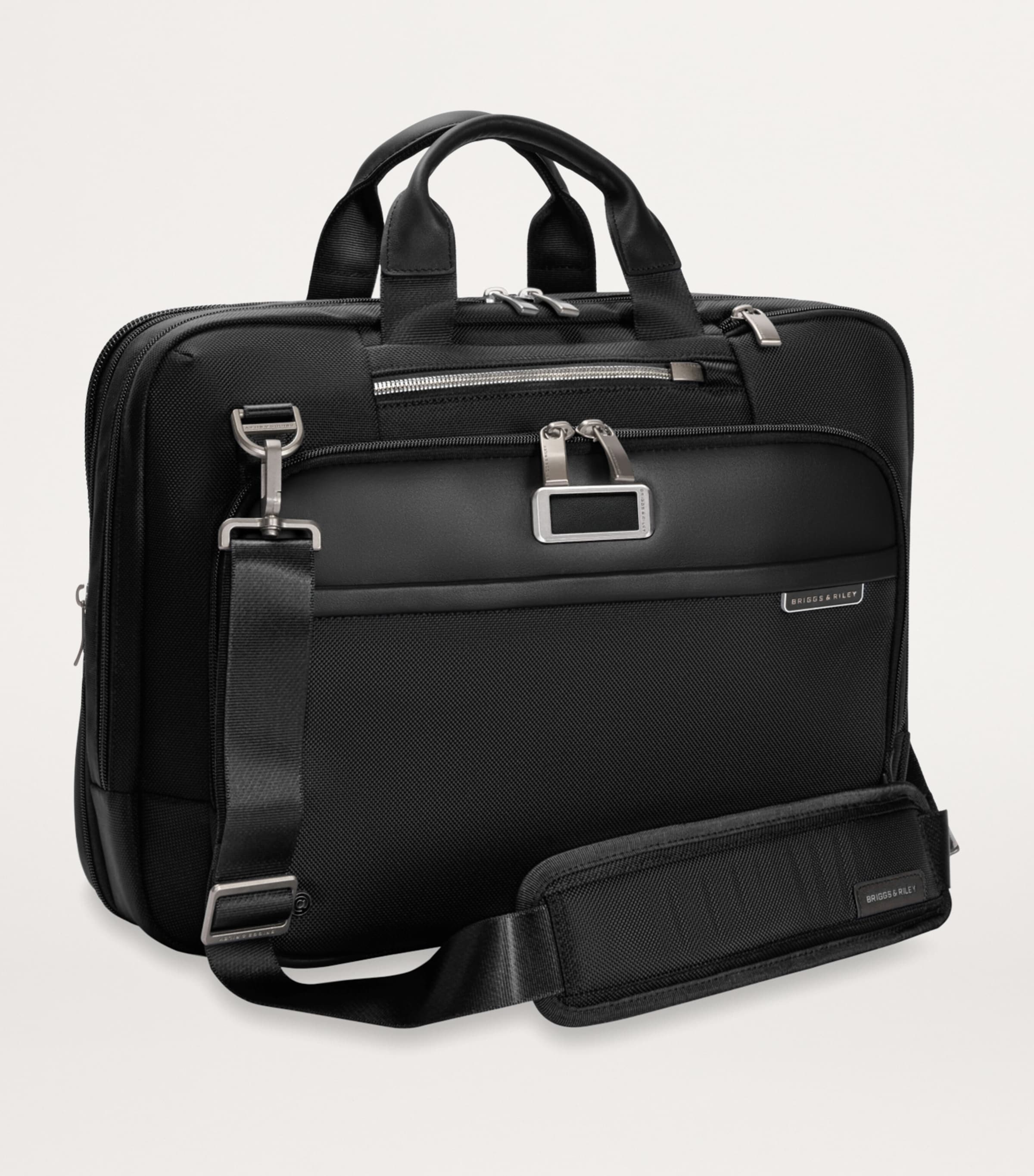 Medium Expandable Messenger Bag BLACK Image 2