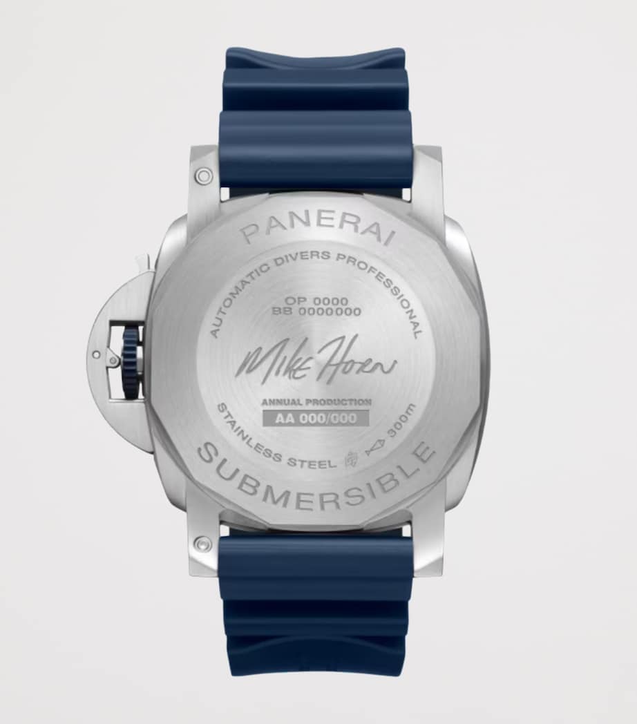 x Mike Horn Stainless Steel Submersible Watch 44mm BLUE Image 2