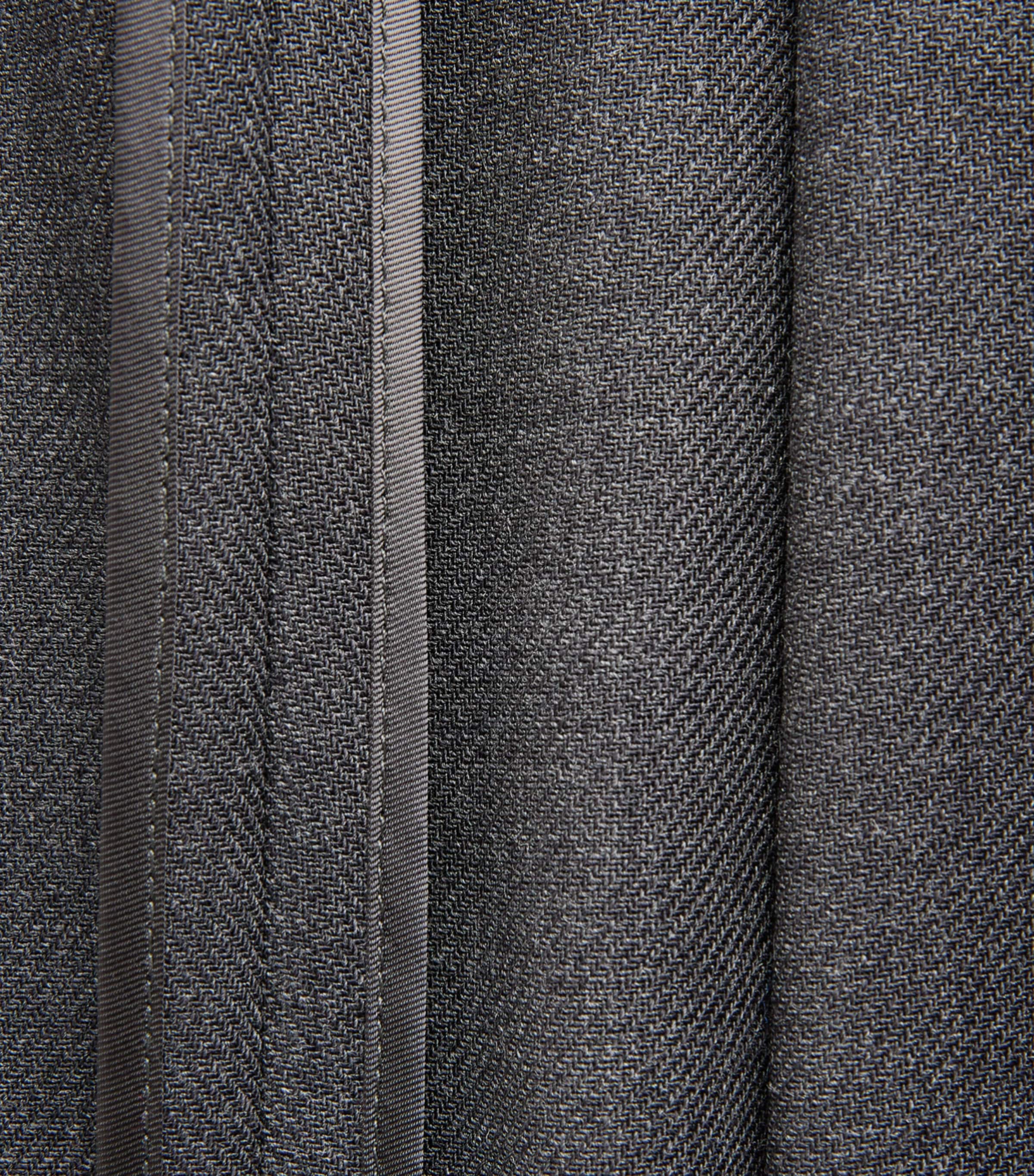 Paul Smith Mens Wool Relaxed Pleated Trousers Melange Image 6