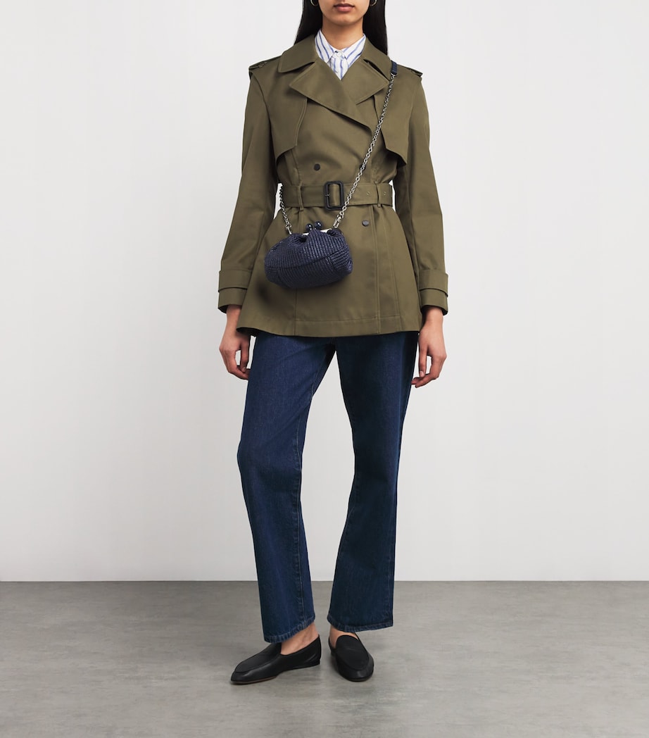 Small Raffia-Effect Pasticcino Bag ULTRAMARINE Image 2