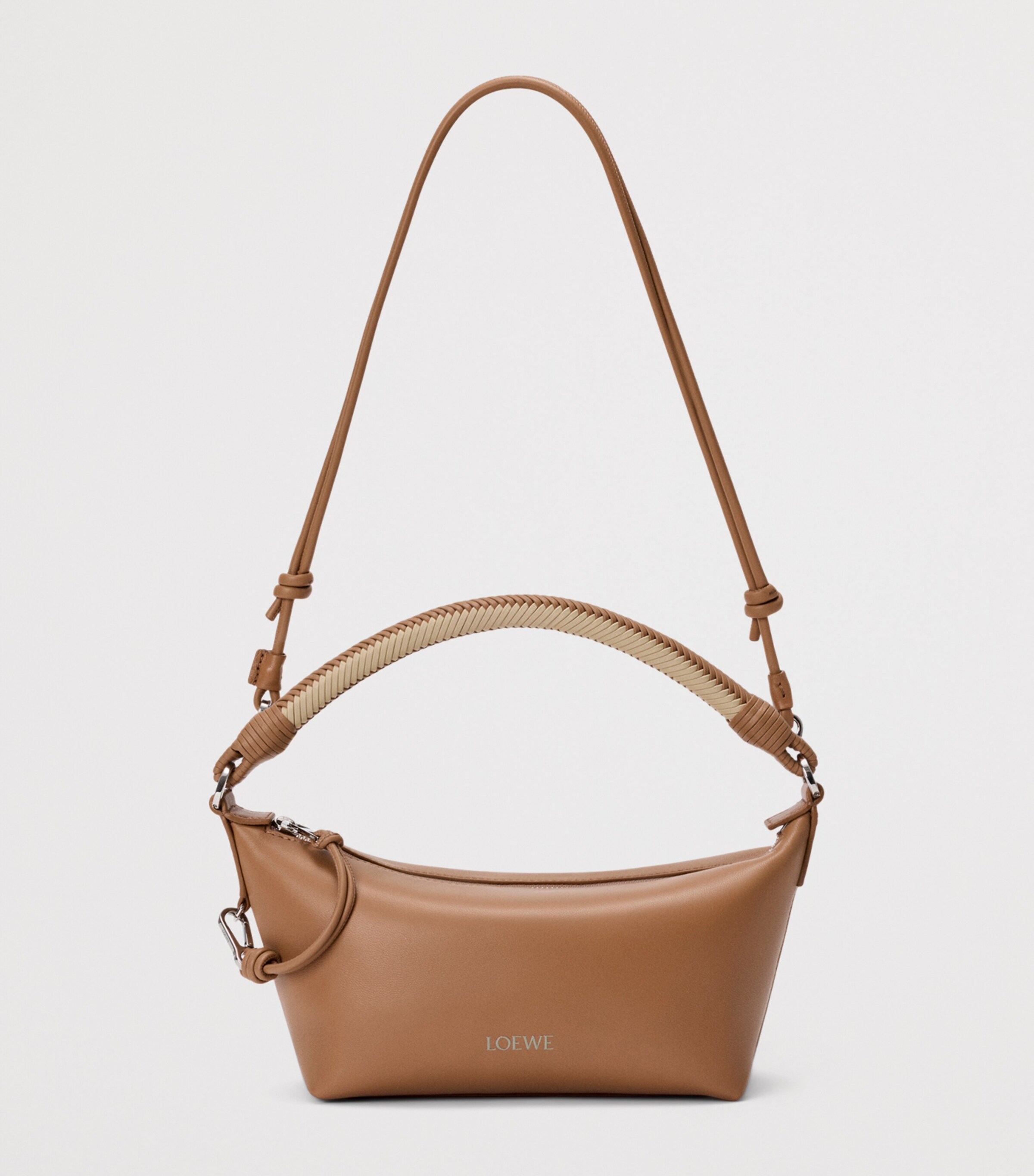 LOEWE Nappa Leather Cala Top-Handle Bag Mocha/beige Image 6