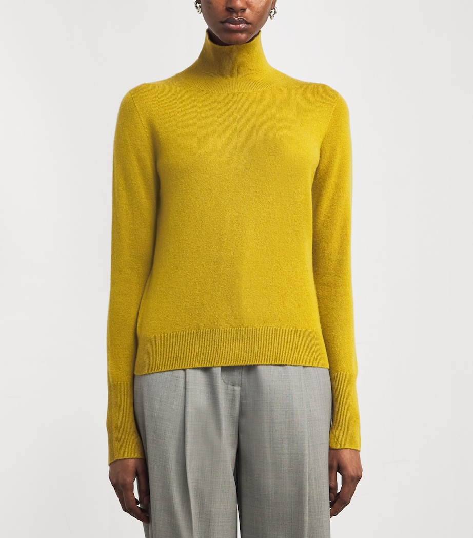 Cashmere Rollneck Sweater AMBER Image 3