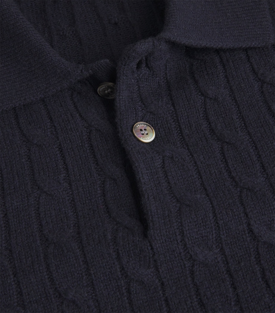 Wool-Cashmere Polo Sweater DKNV Image 5
