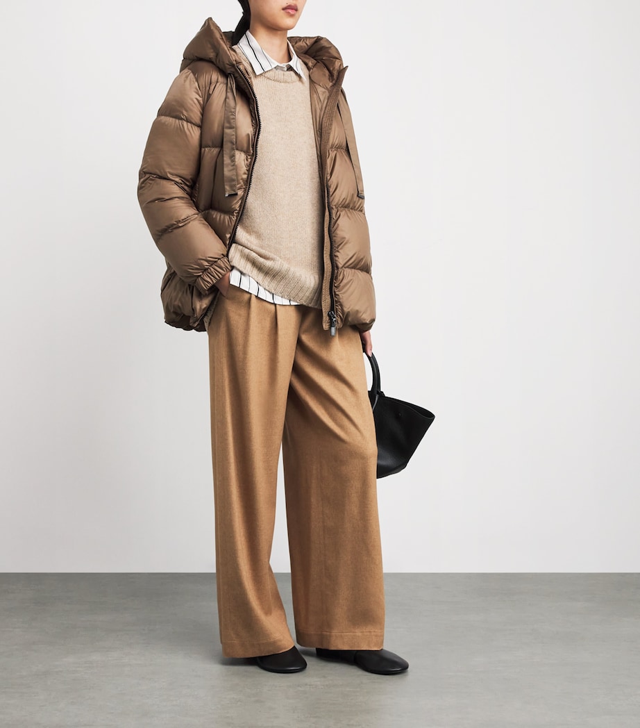 The Cube Quilted Jacket BROWN Image 2