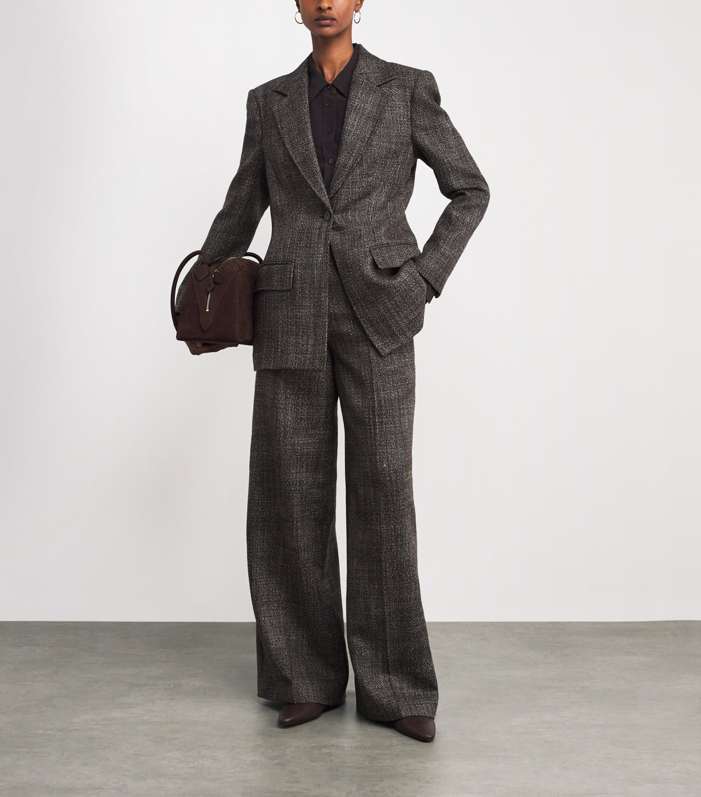 Virgin Wool Fallon Blazer COCOA Image 2