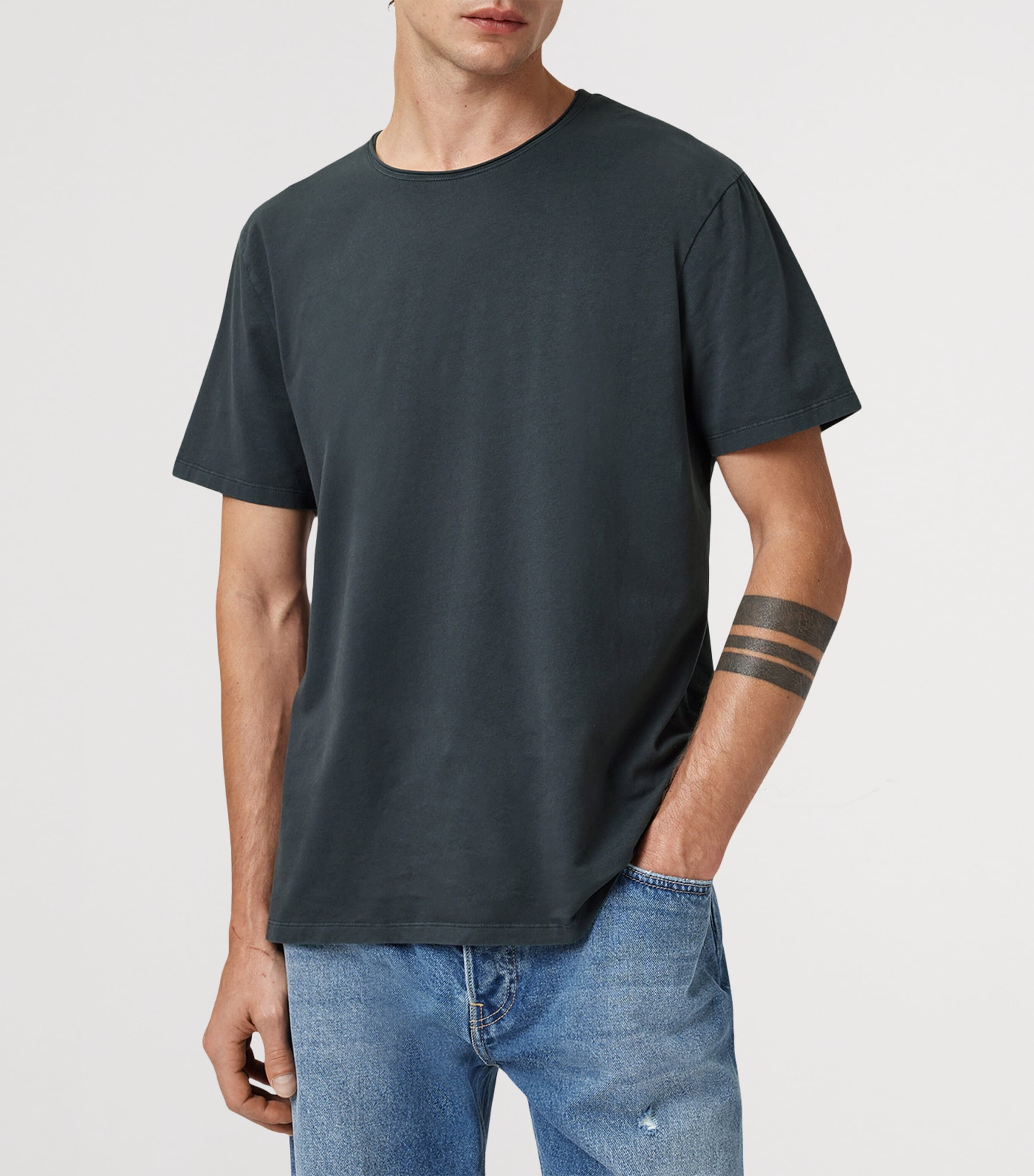 Organic Cotton Bodega T-Shirt SUNIL BLUE Image 7