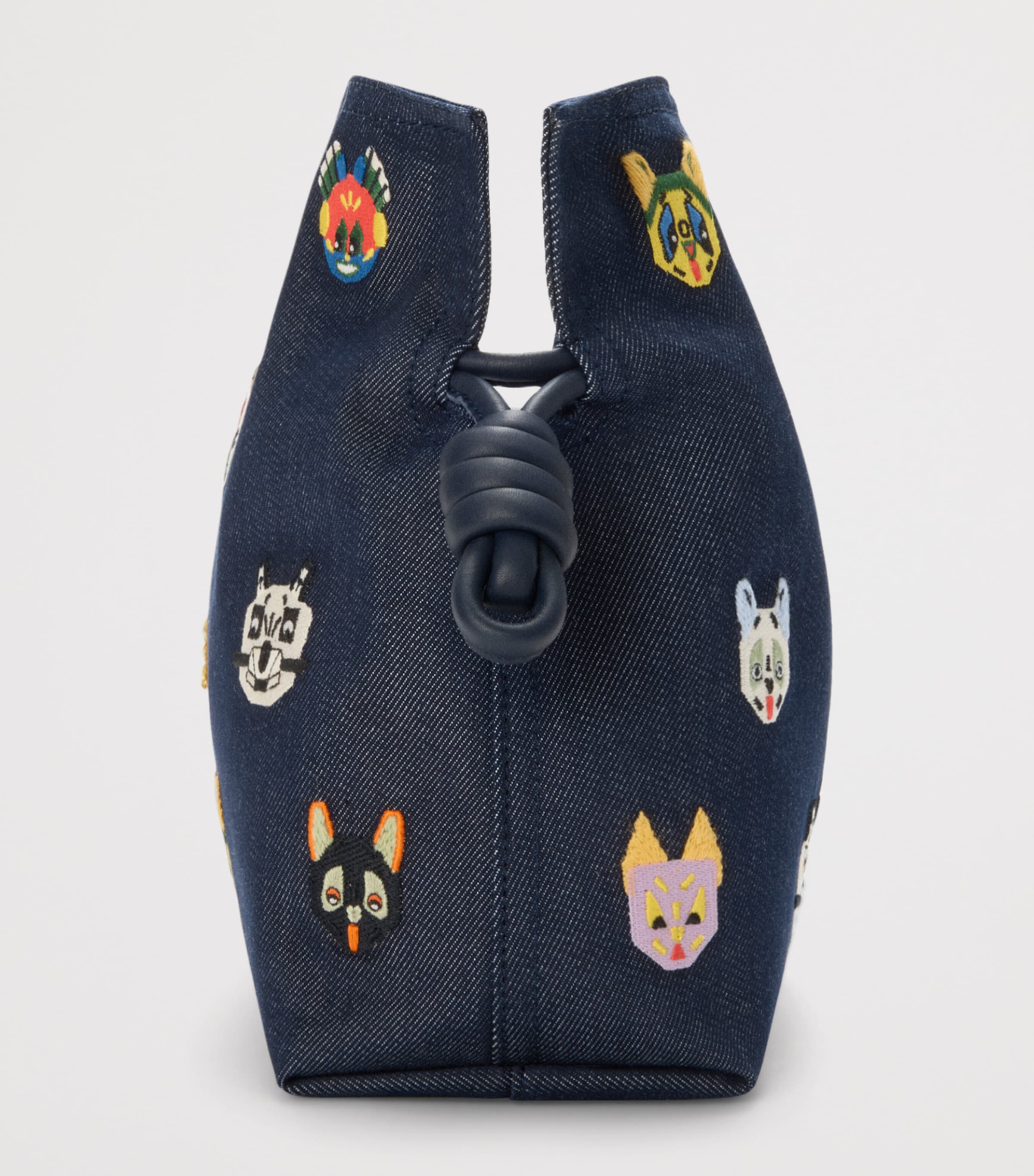 x Louis Wain Medium Denim Flamenco Purse BLUE Image 3