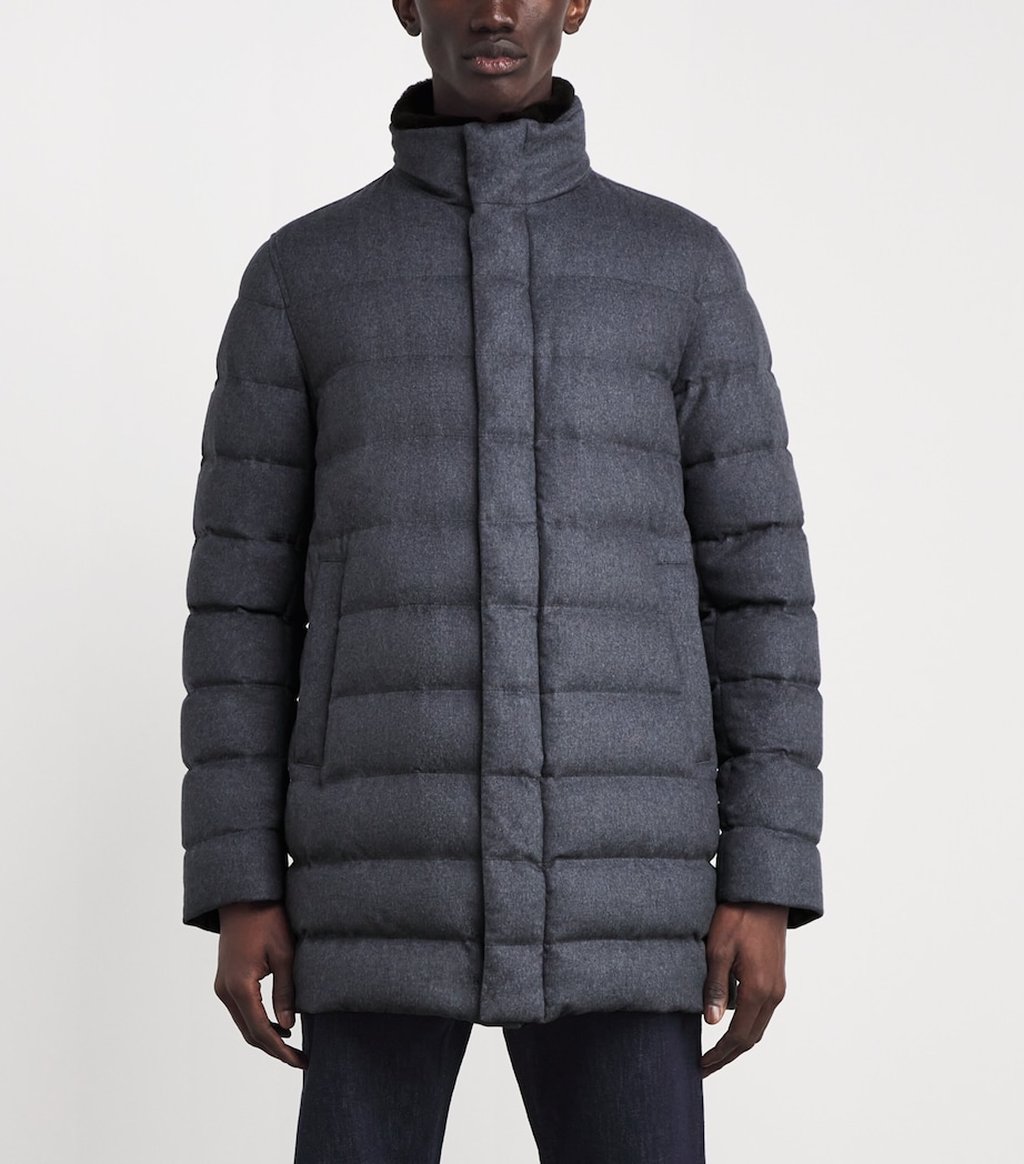 Cashmere-Silk Down Puffer Car Coat 9482 GRIGO BALENA Image 3