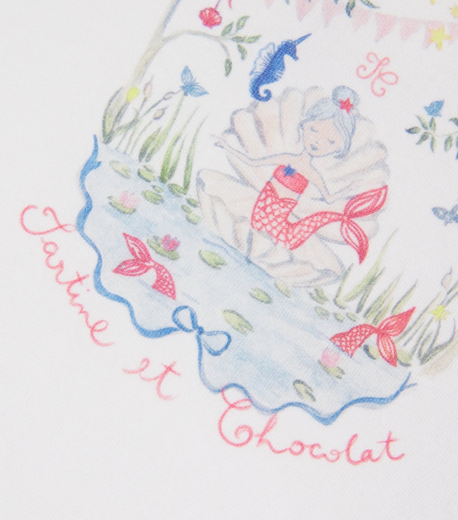 Stretch-Cotton Illustration-Logo T-Shirt (3 Months-4 Years) CORAIL Image 3