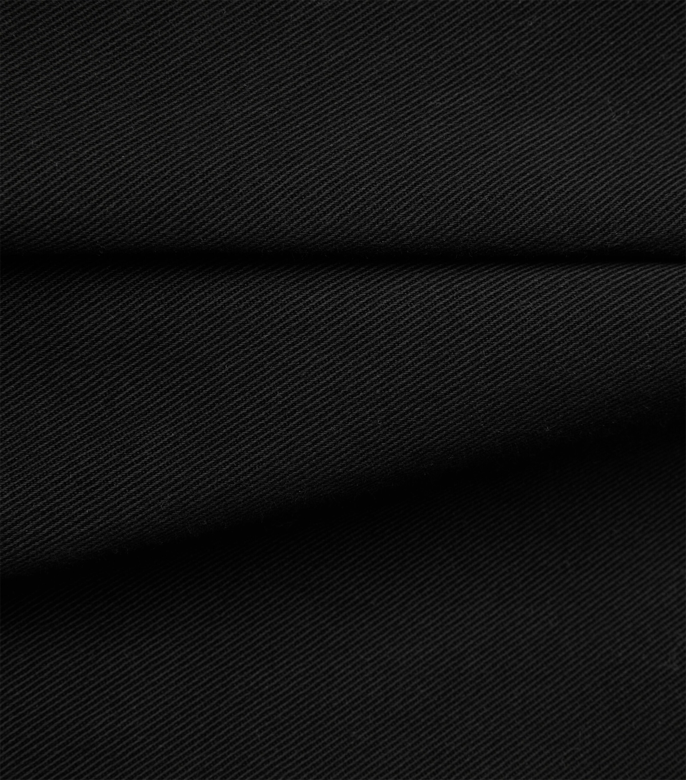 Wax London Mens Organic Cotton Wide-Leg Trousers Black Image 6