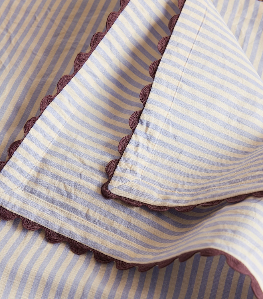 Set of 4 Linen-Cotton Blythe Napkins (50cm x 50cm) NO COLOUR Image 5