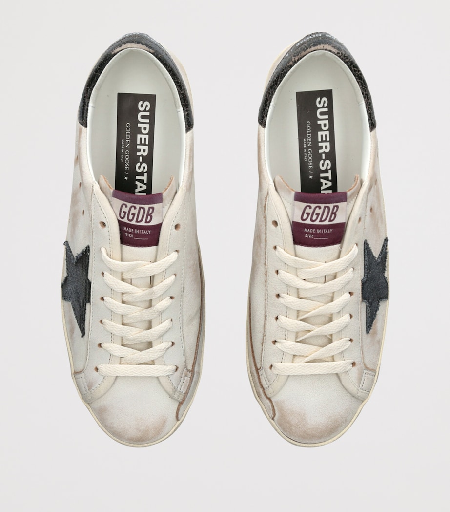Leather Super-Star Sneakers WHITE/BLK Image 4