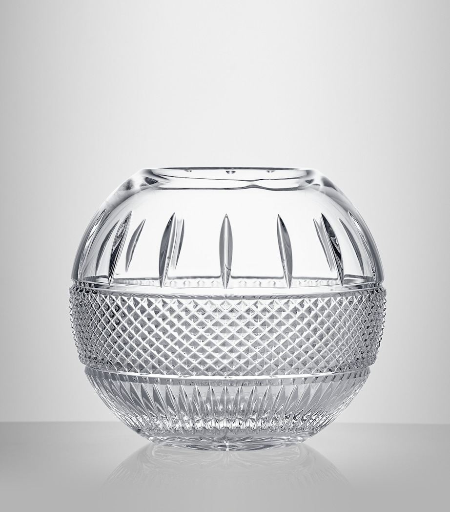 Crystal Mastercraft Irish Lace Rose Bowl (20cm) CLEAR Image 3