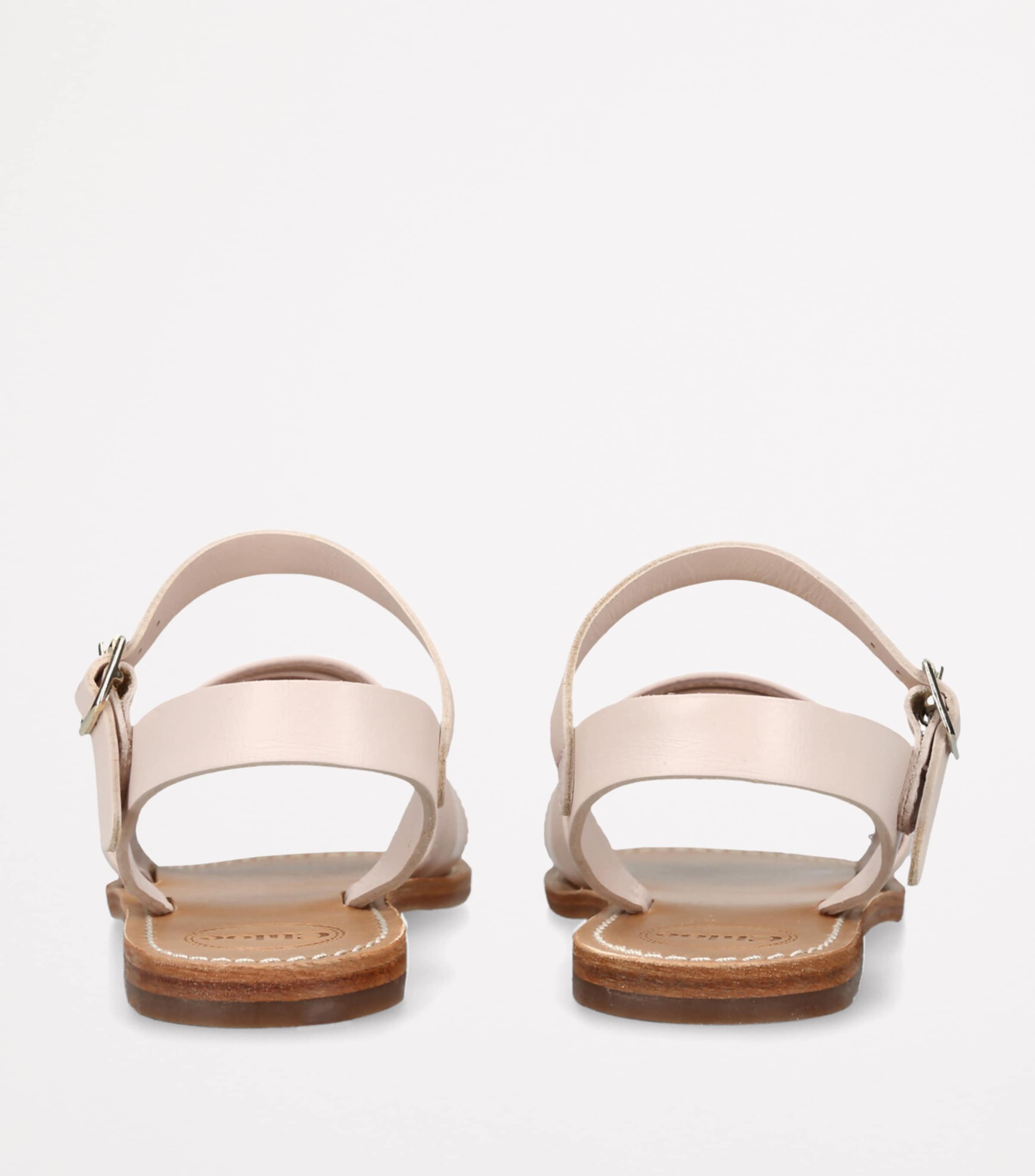 Chloé Kids Leather Logo Sandals Pale Pink Image 2