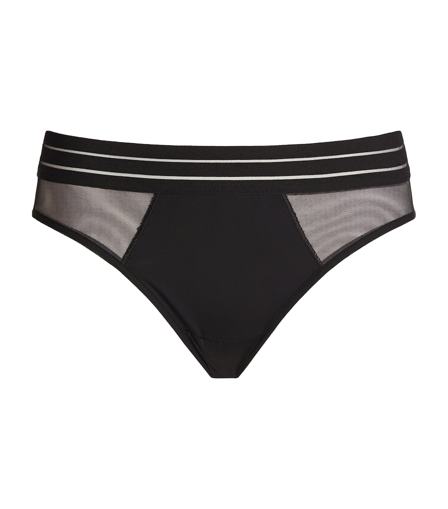 Maison Lejaby Womens Bikini Briefs Black Image 1